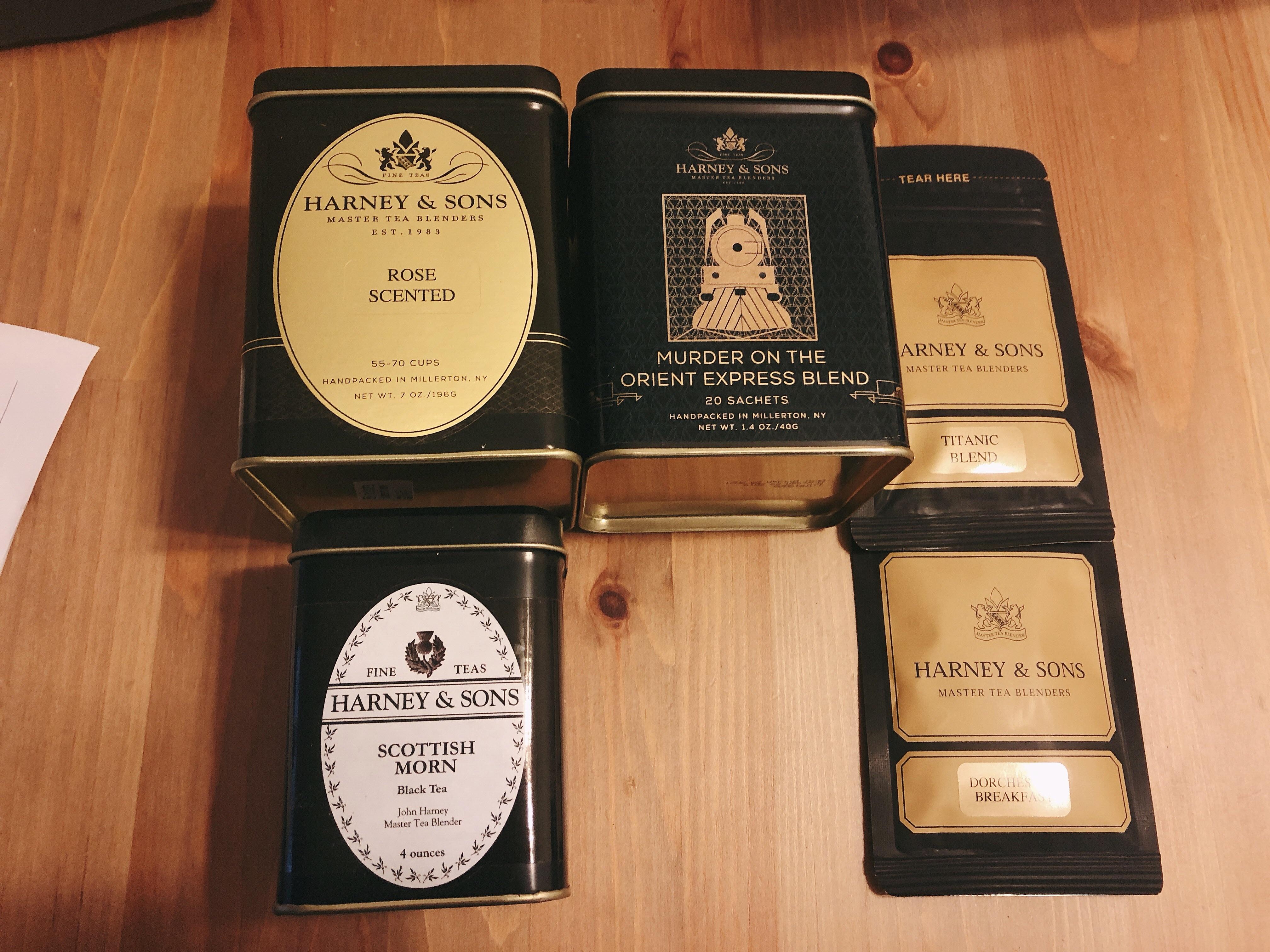 Harney and Sons haul! So excited to try them all! (I’ve only tried Rose