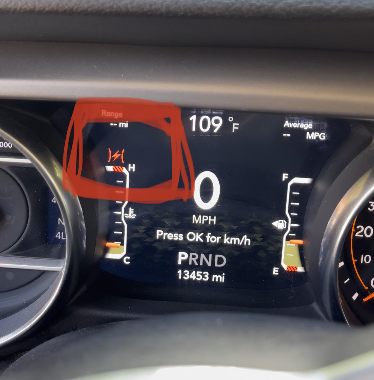 When I start my vehicle, this symbol illuminates for a second then