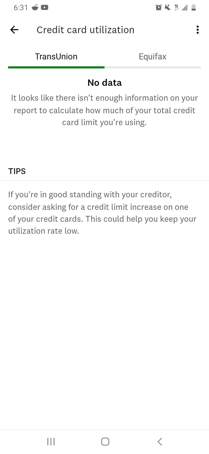 Got the chime credit card a month ago and credit karma is saying this