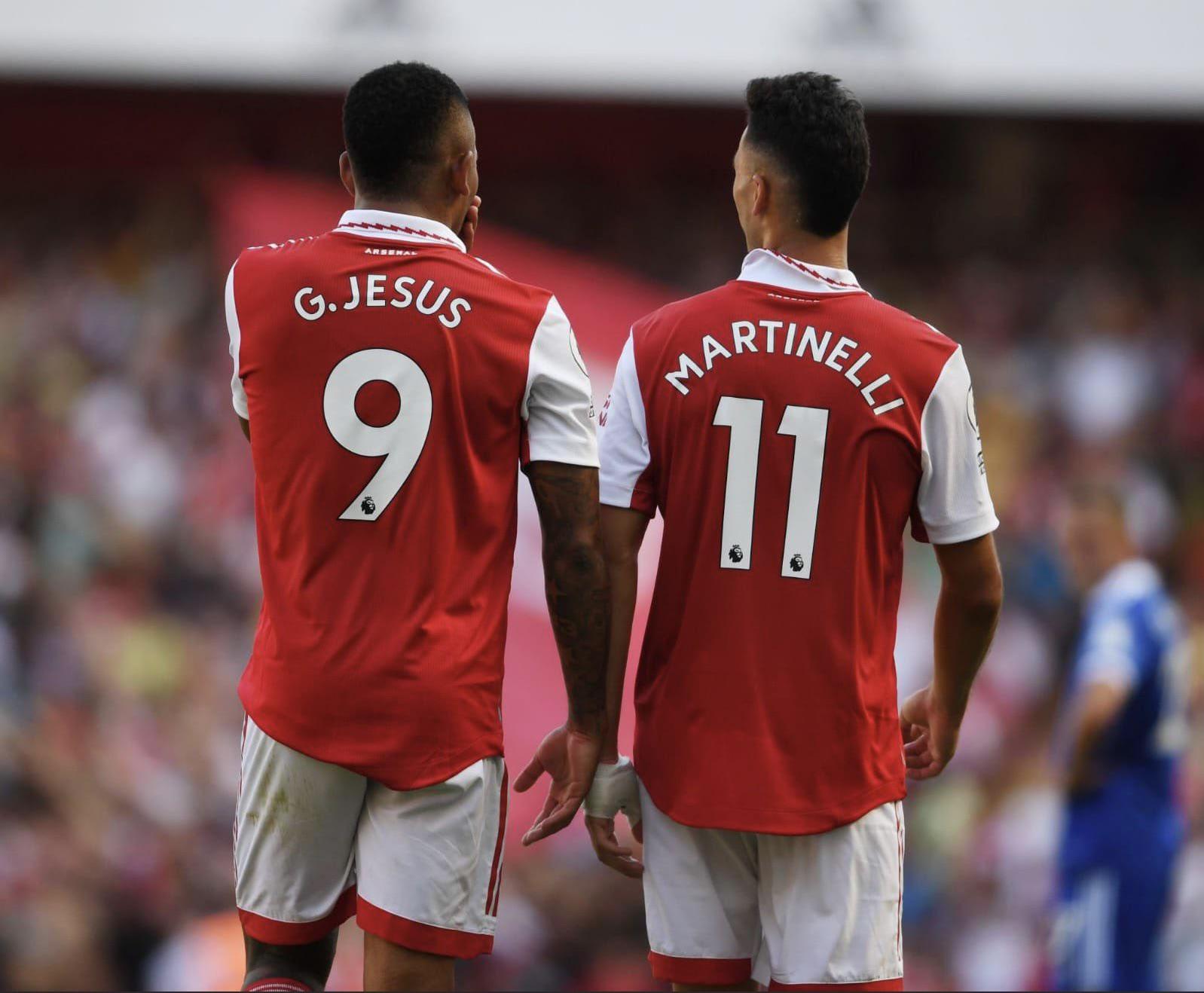 Gabriel and Gabriel with a touching tribute to late Arsenal fan Osama