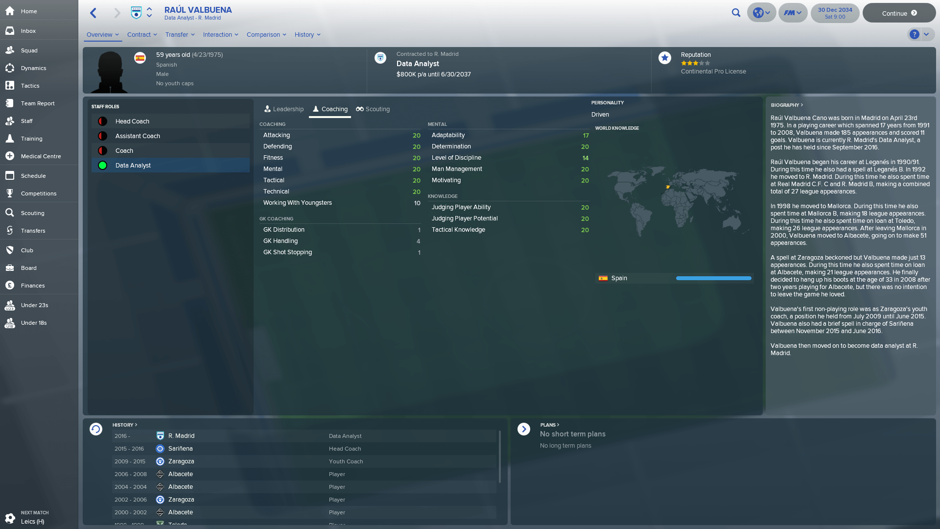 Could've been the best coach of all time... but he just wants to