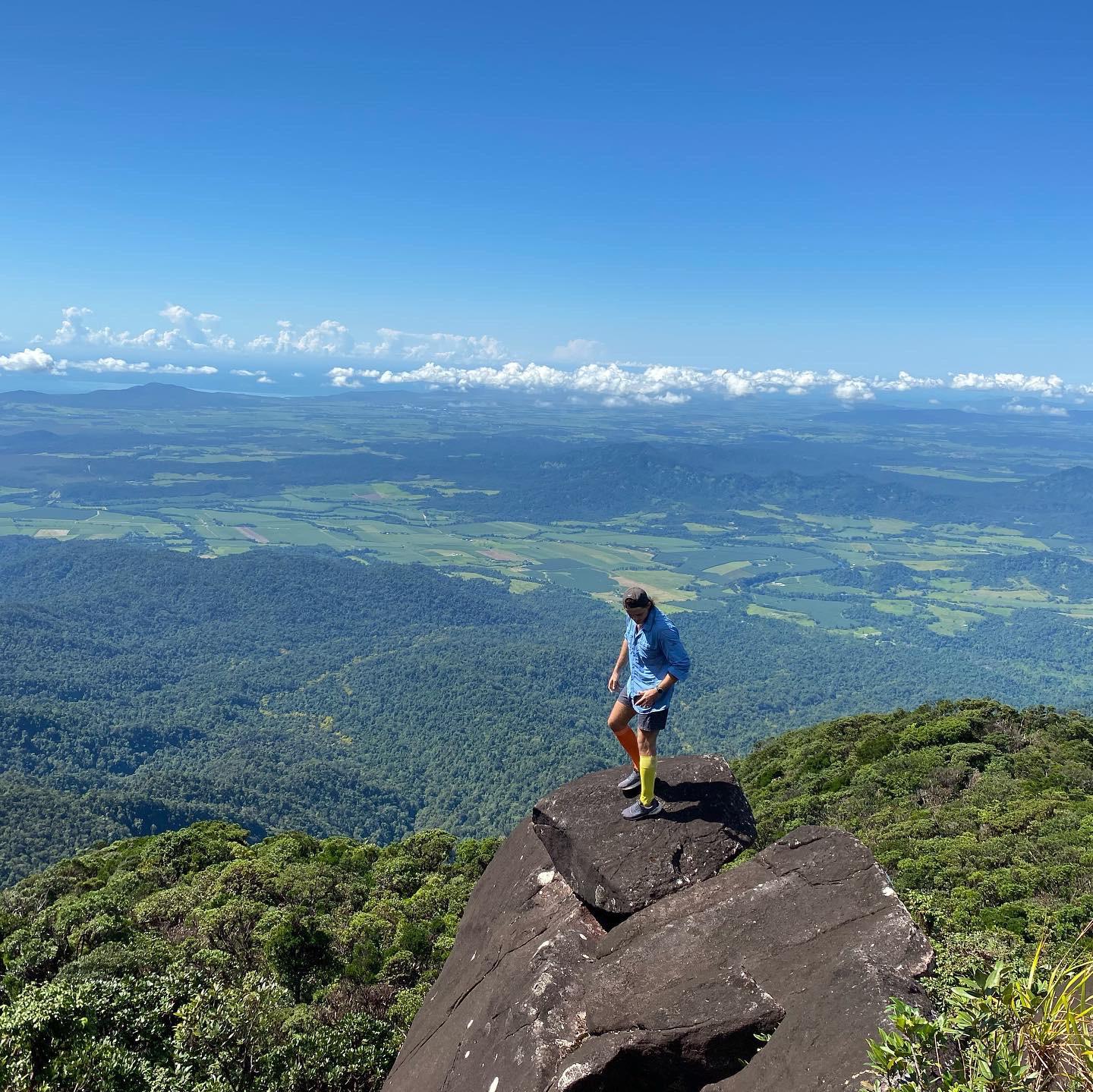Top of Mt BartleFrere, Queensland’s highest mountain (1611m), Far
