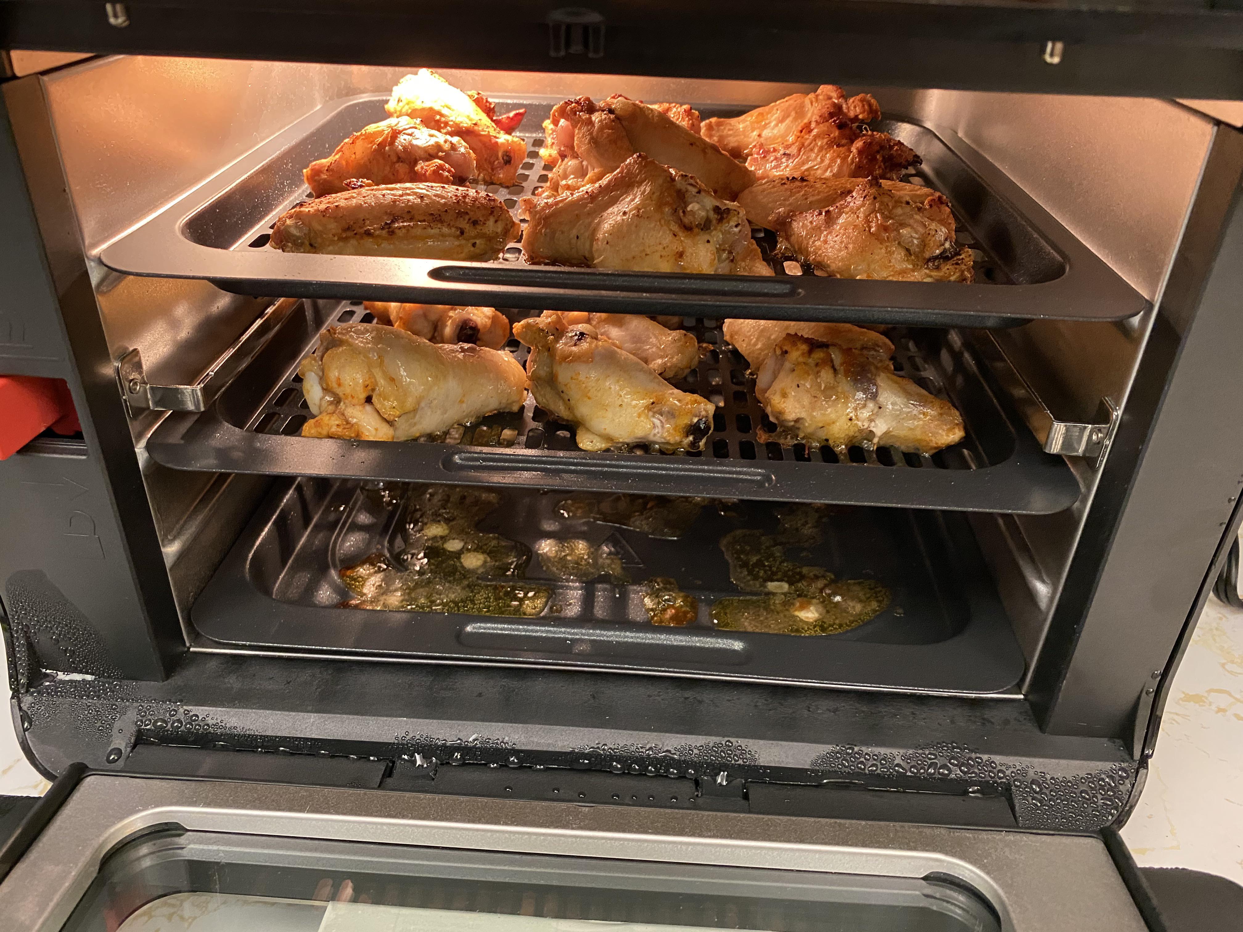 Basic wings for first dinner in Instant Vortex Pro, but happy to be