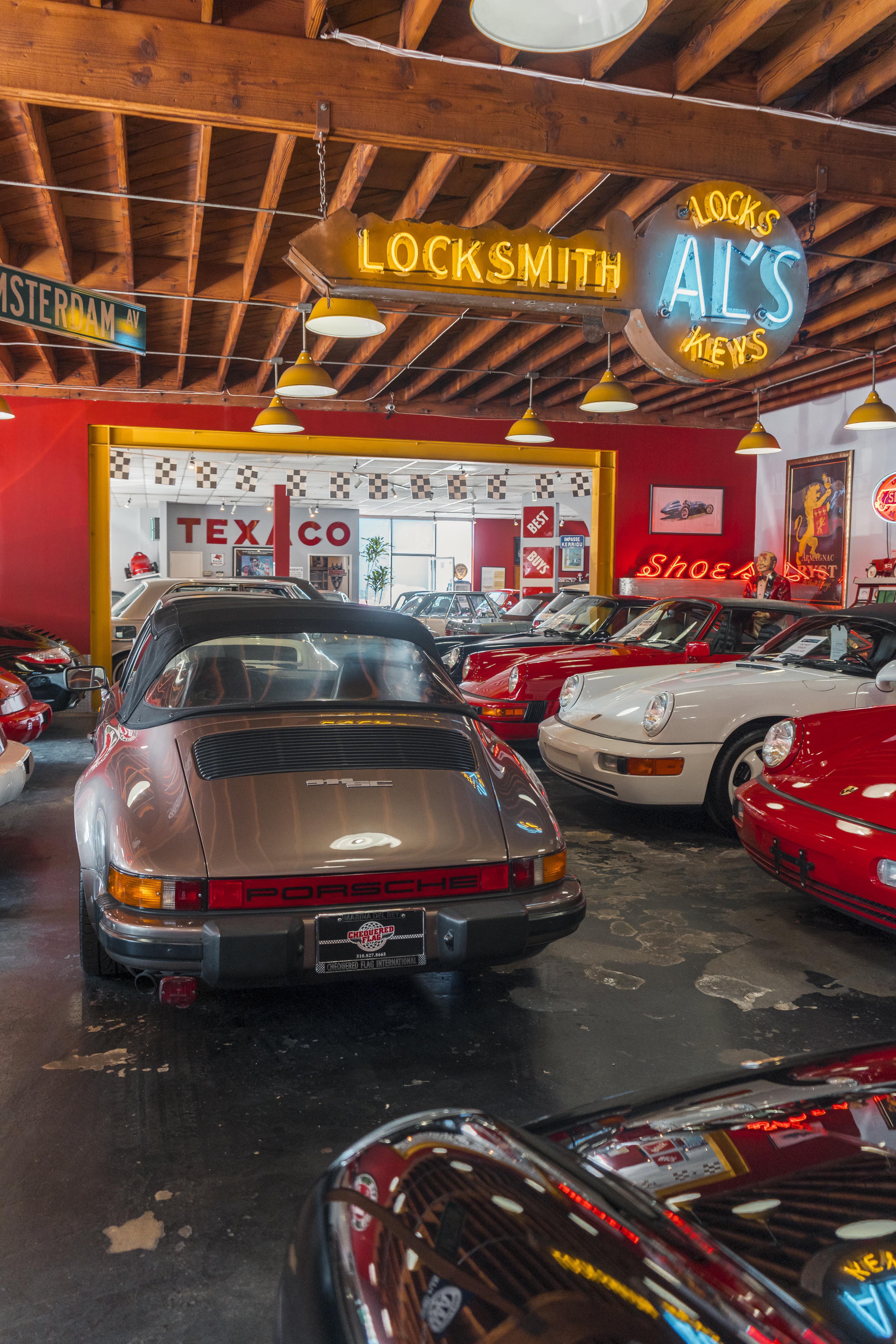 Yesterday we visited this cool dealer in LA . What a place 🤓 r/Porsche
