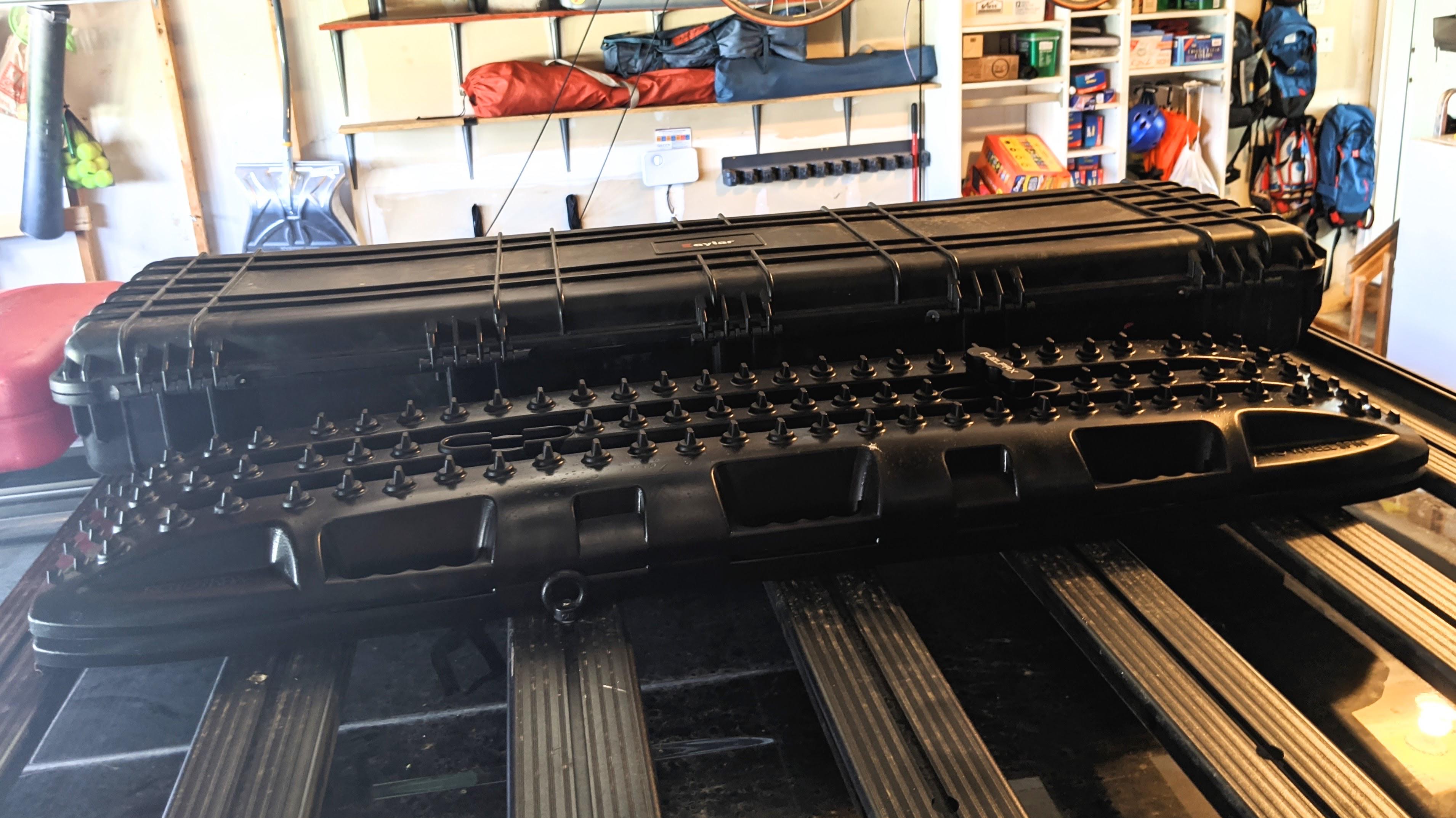 RotoPax traction boards installed r/4Runner