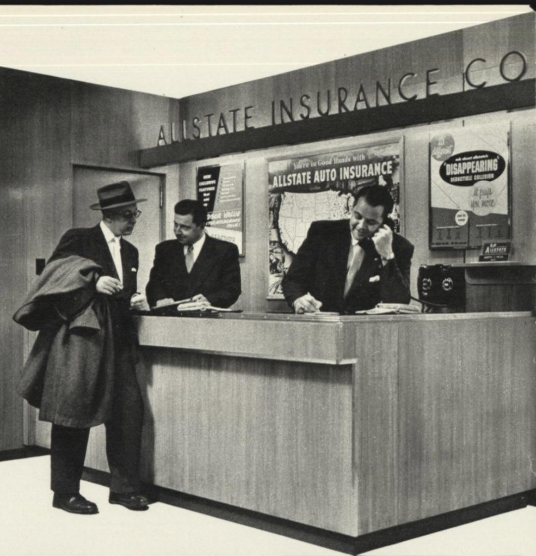 Allstate Insurance office inside Sears department store in Kansas City