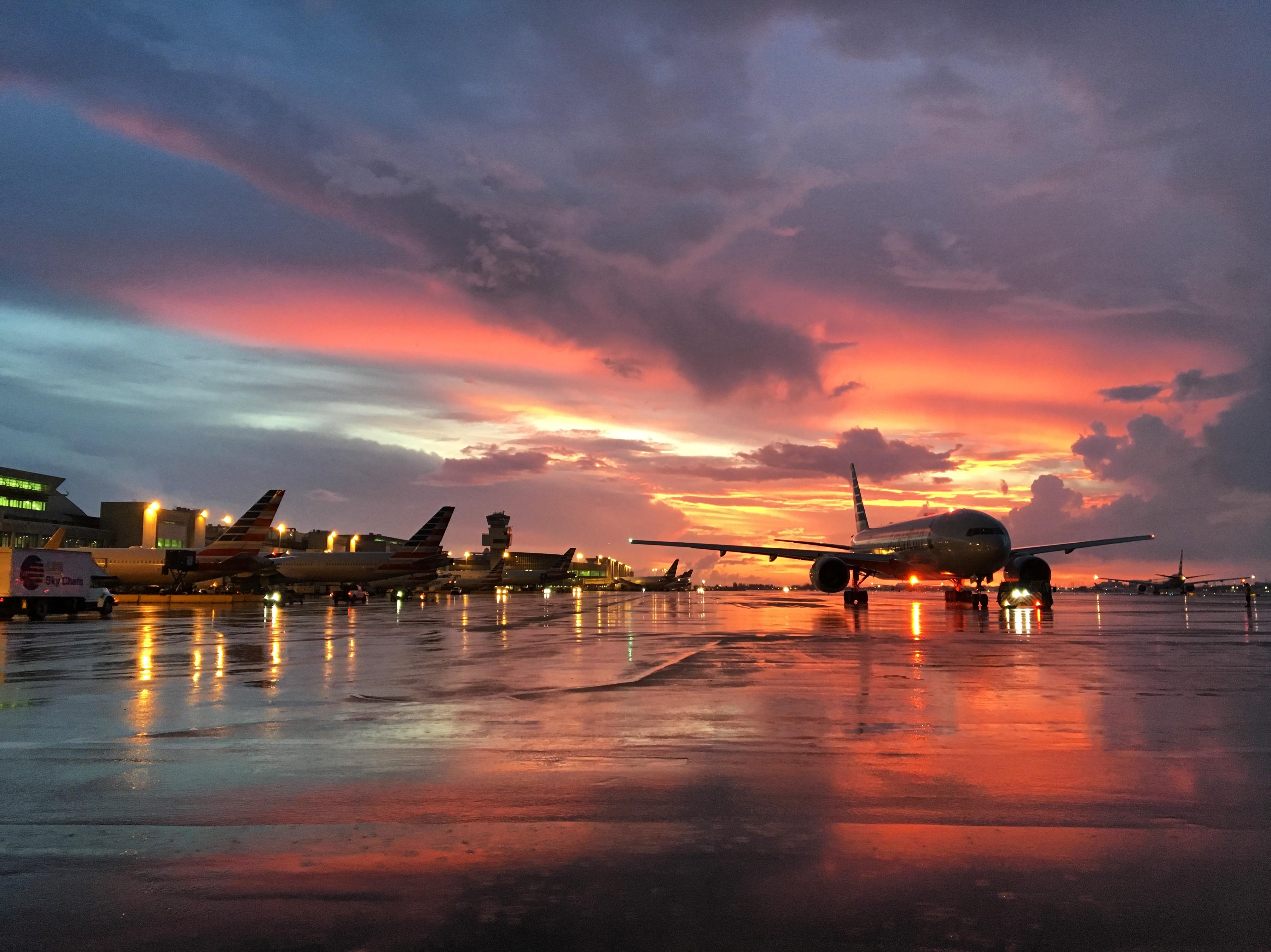 This evening at Miami International Airport r/aviation
