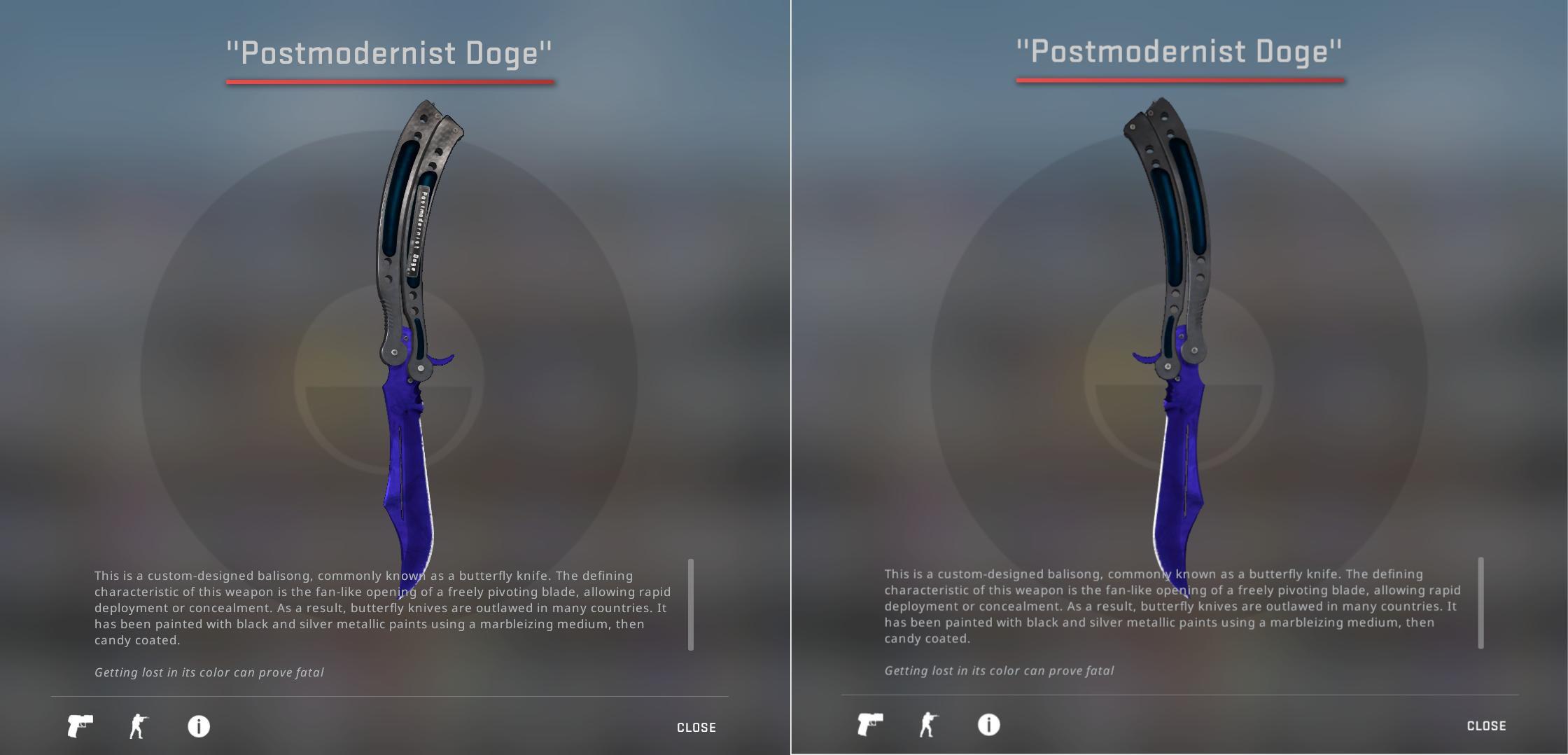 Wondering how much a full blue Doppler Butterfly knife is? Just trying to put it on market r/csgo