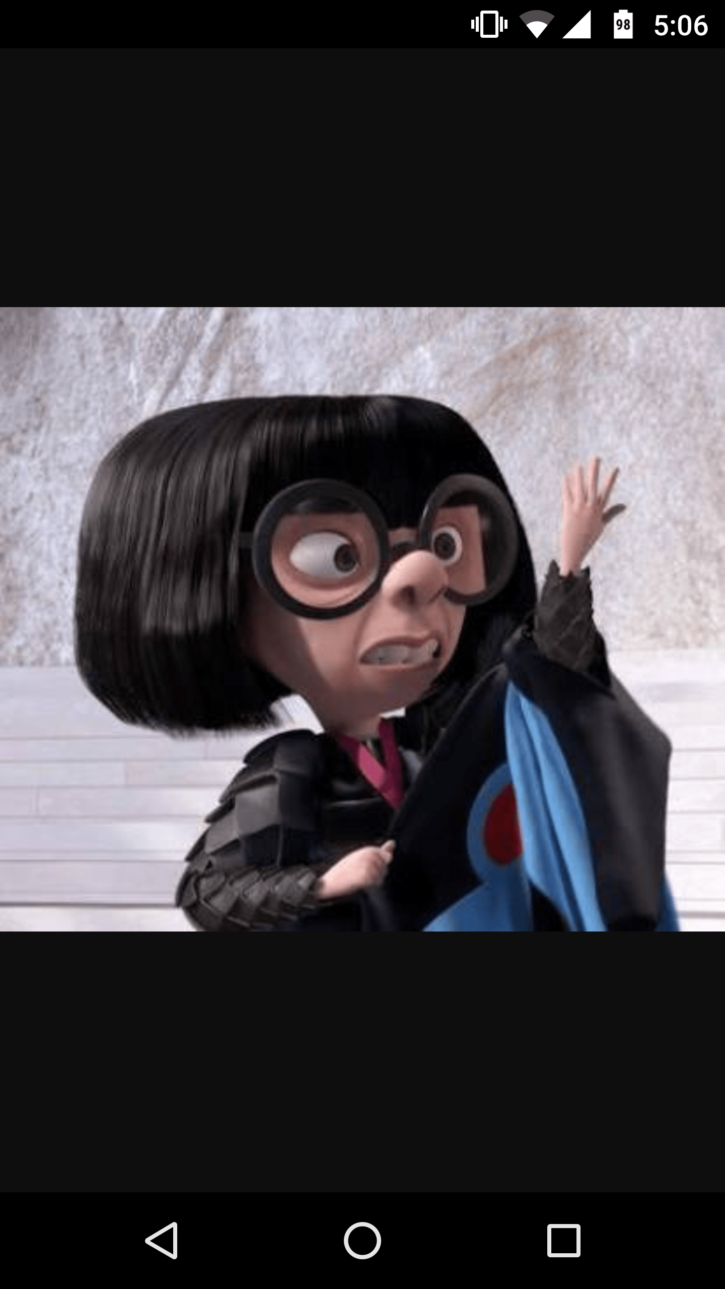 In the incredibles, Edna Mode designs costumes for superheroes. In