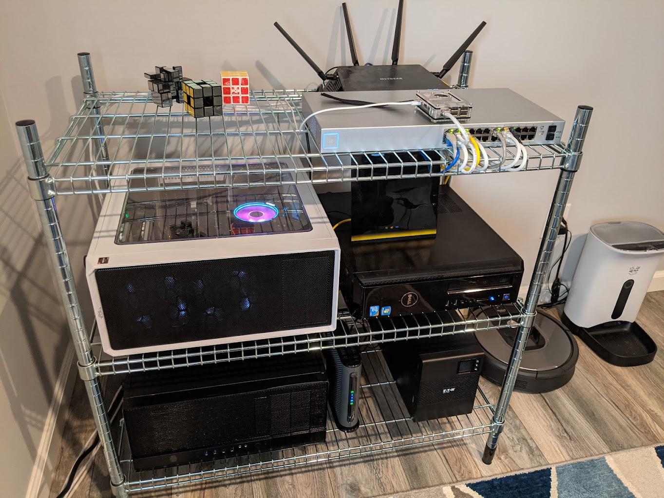 My first clean homelab! : r/homelab