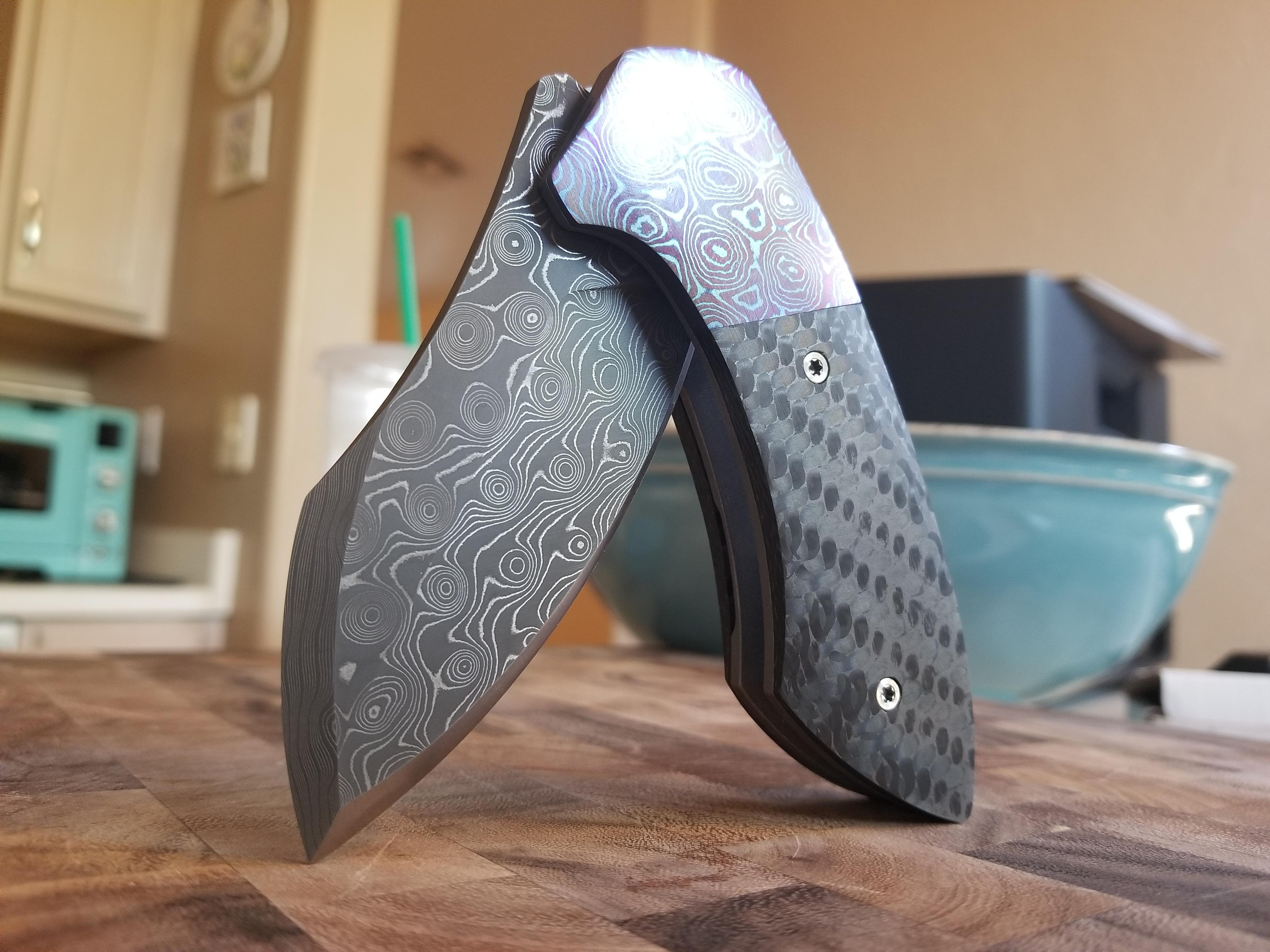 Hidden pivot Dress Liner lock Argonauts I finished yesterday. r/knives