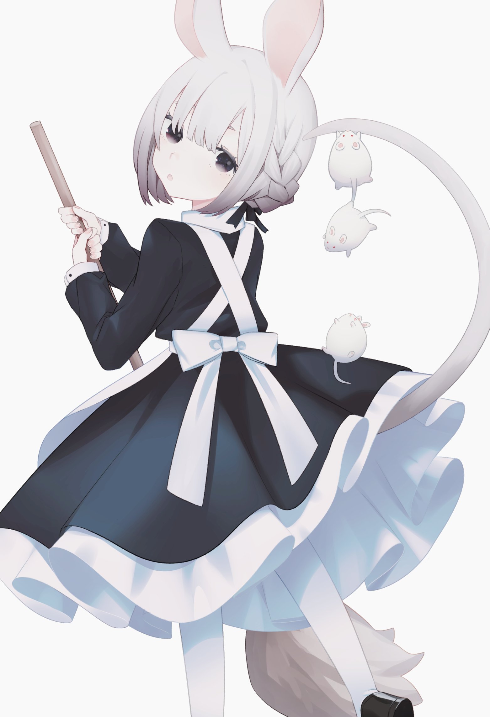 Nezumimi mouse maid with broom and 3 other smoi mice [original] r
