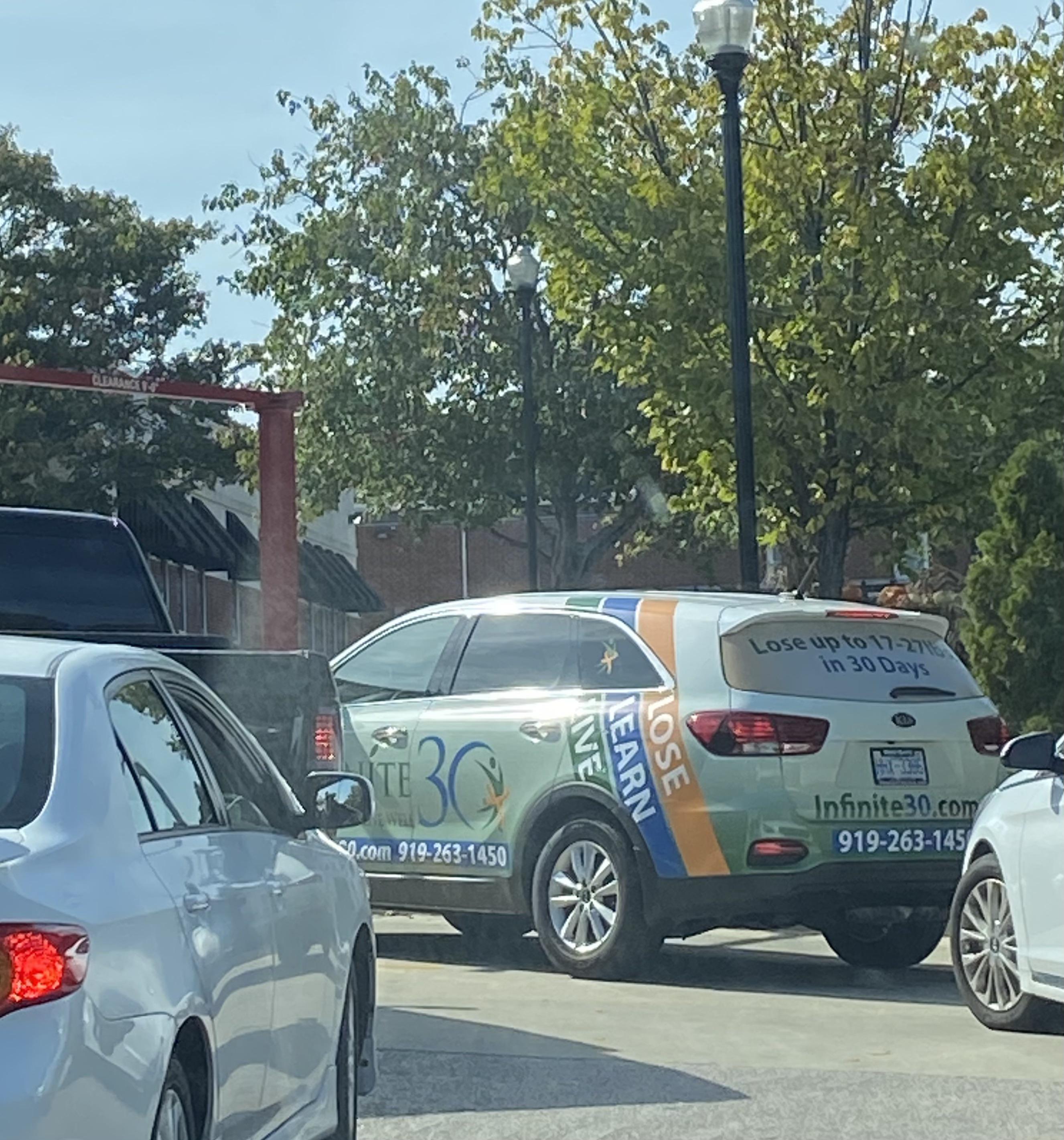 Saw a weight loss coach also in line at ChickfilA, which made me feel