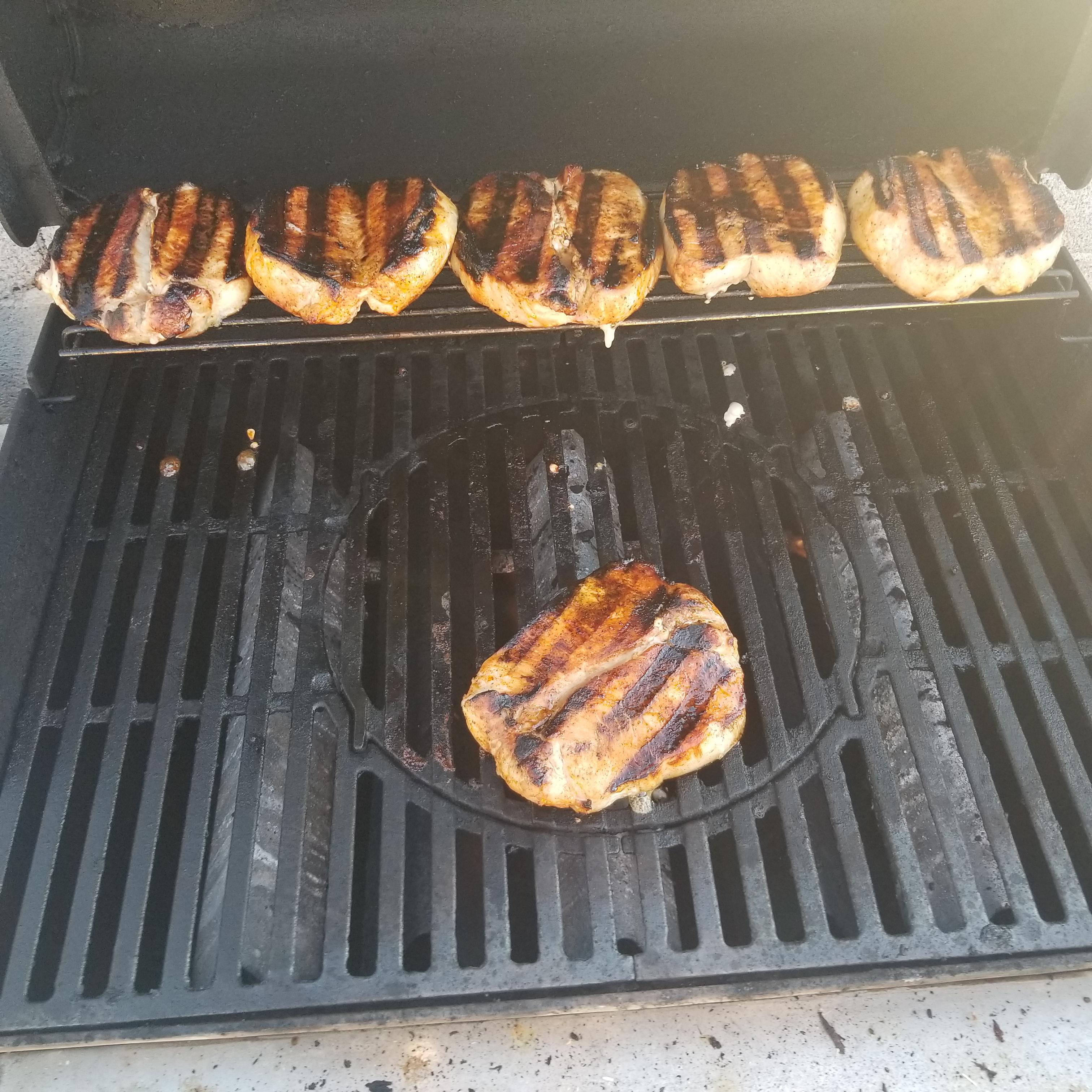 Butterflied pork chops with my new Meat Church Honey Hog rub! r/grilling