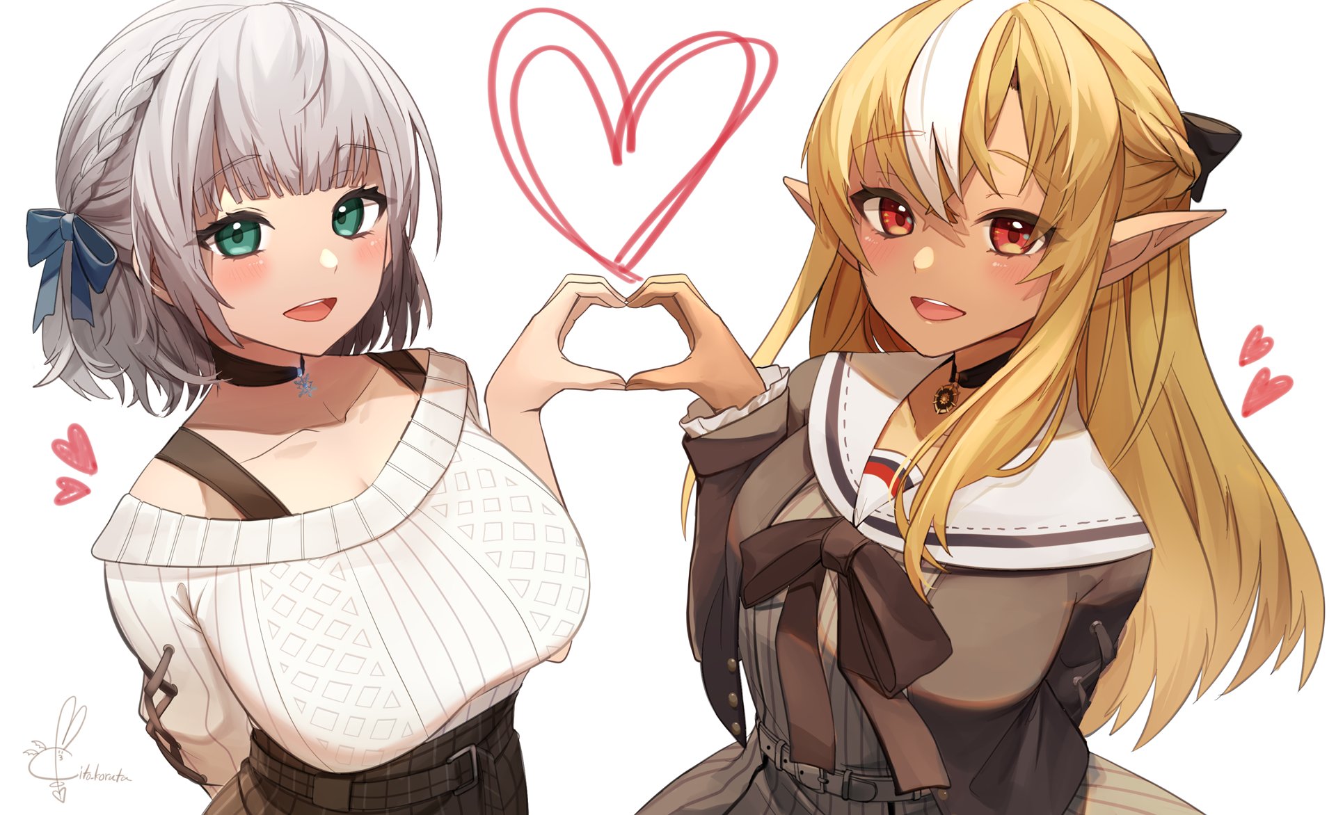 Noel & Flare [Hololive] r/wholesomeyuri