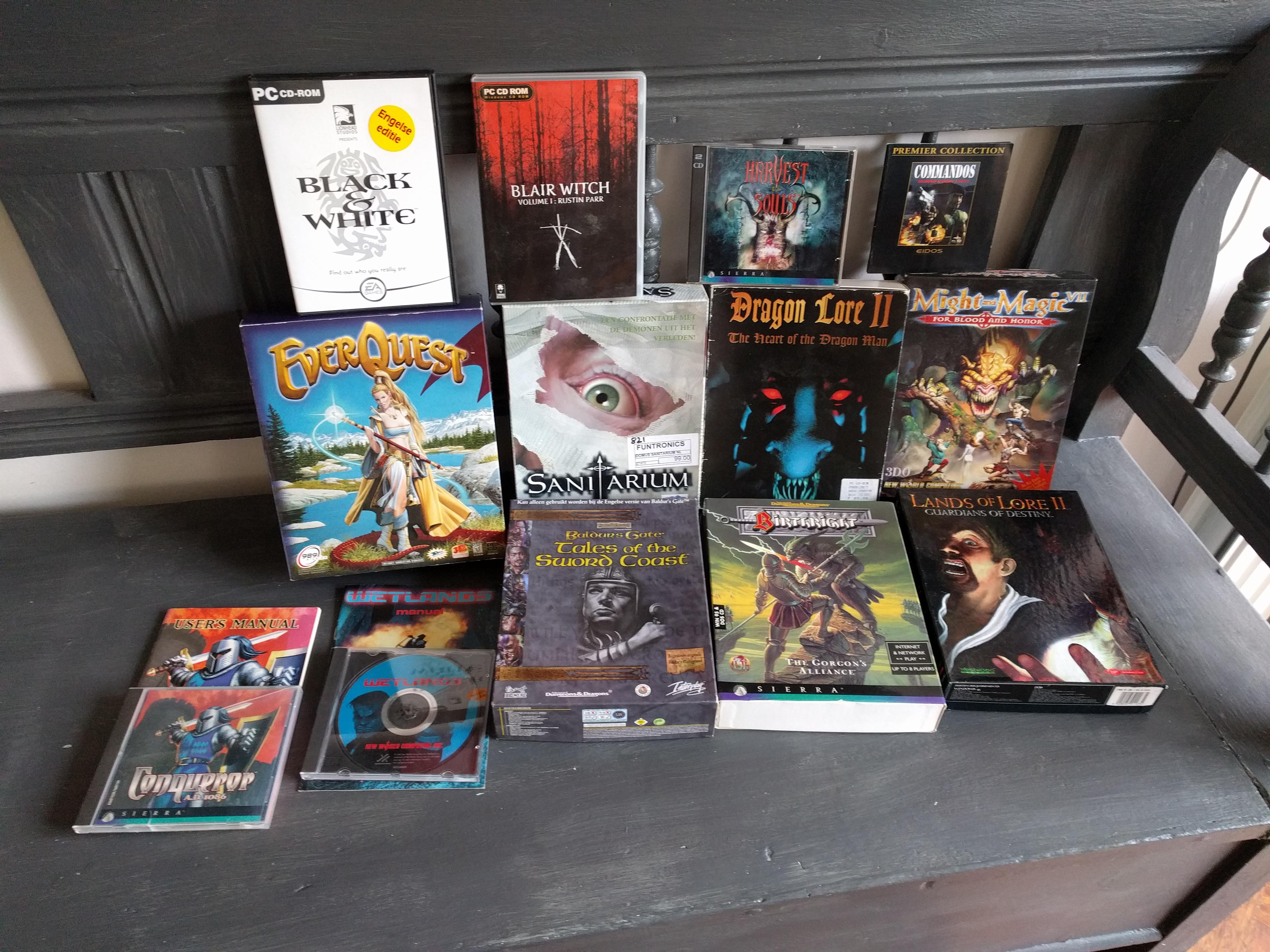 My dad's old game collection gaming