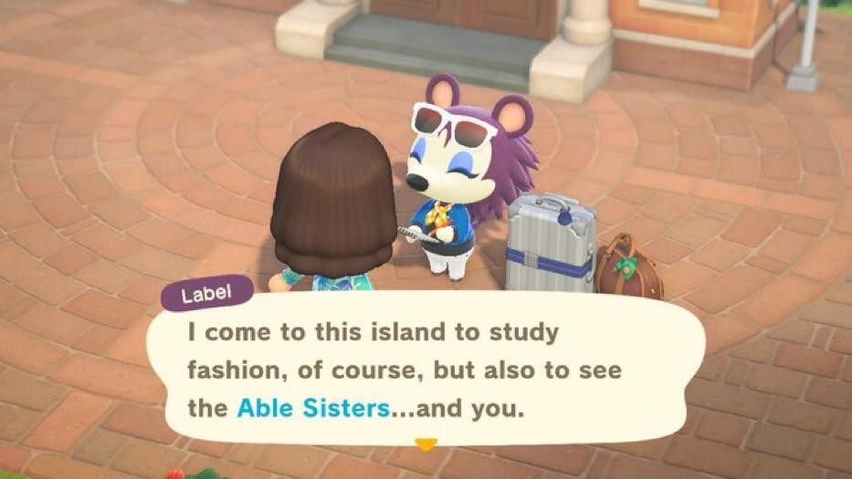 I just realized that Label wears pants, so can someone explain why she