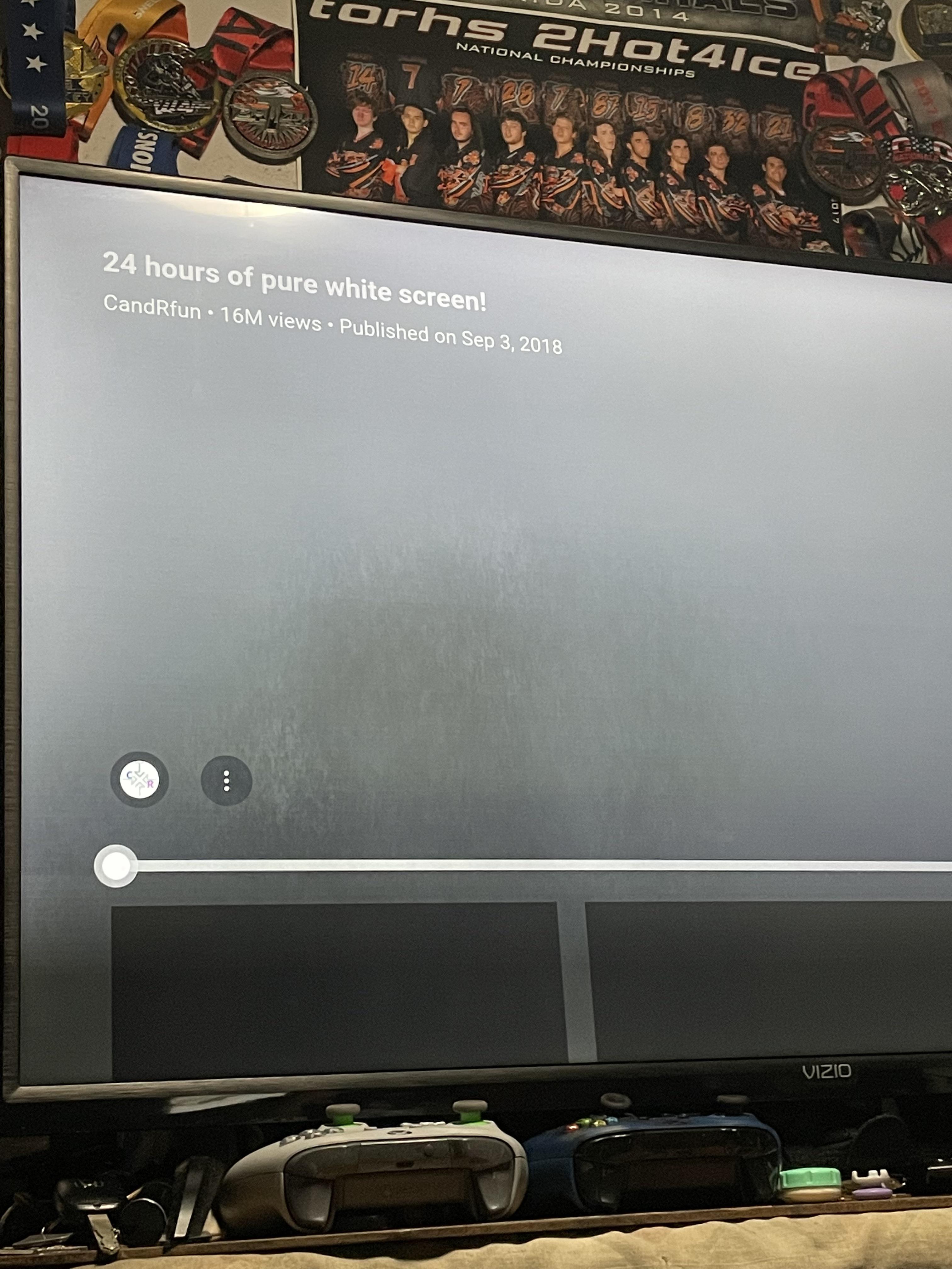 What is this sudden discoloration on my tv? I can’t find anything about