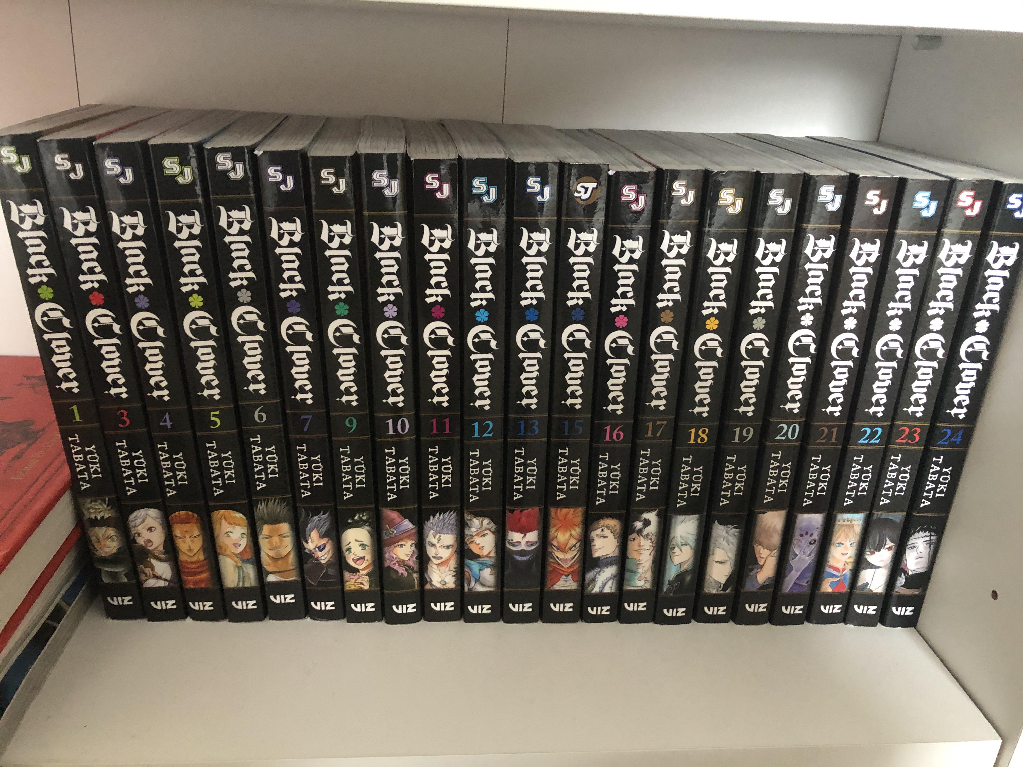 My black clover manga collection so far! r/BlackClover
