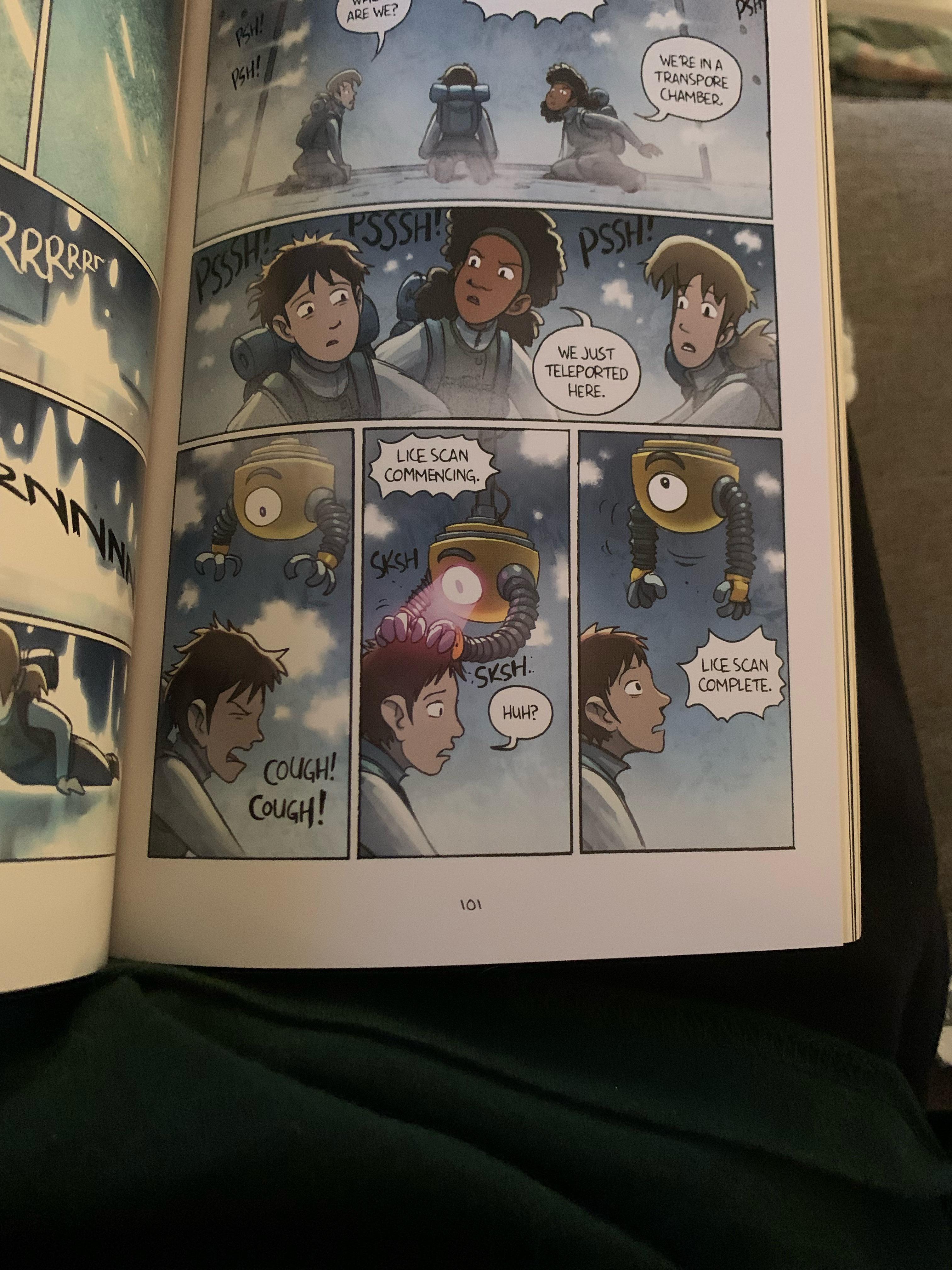 Did I find the inspiration for Kevin? Amulet book six, page 101 r