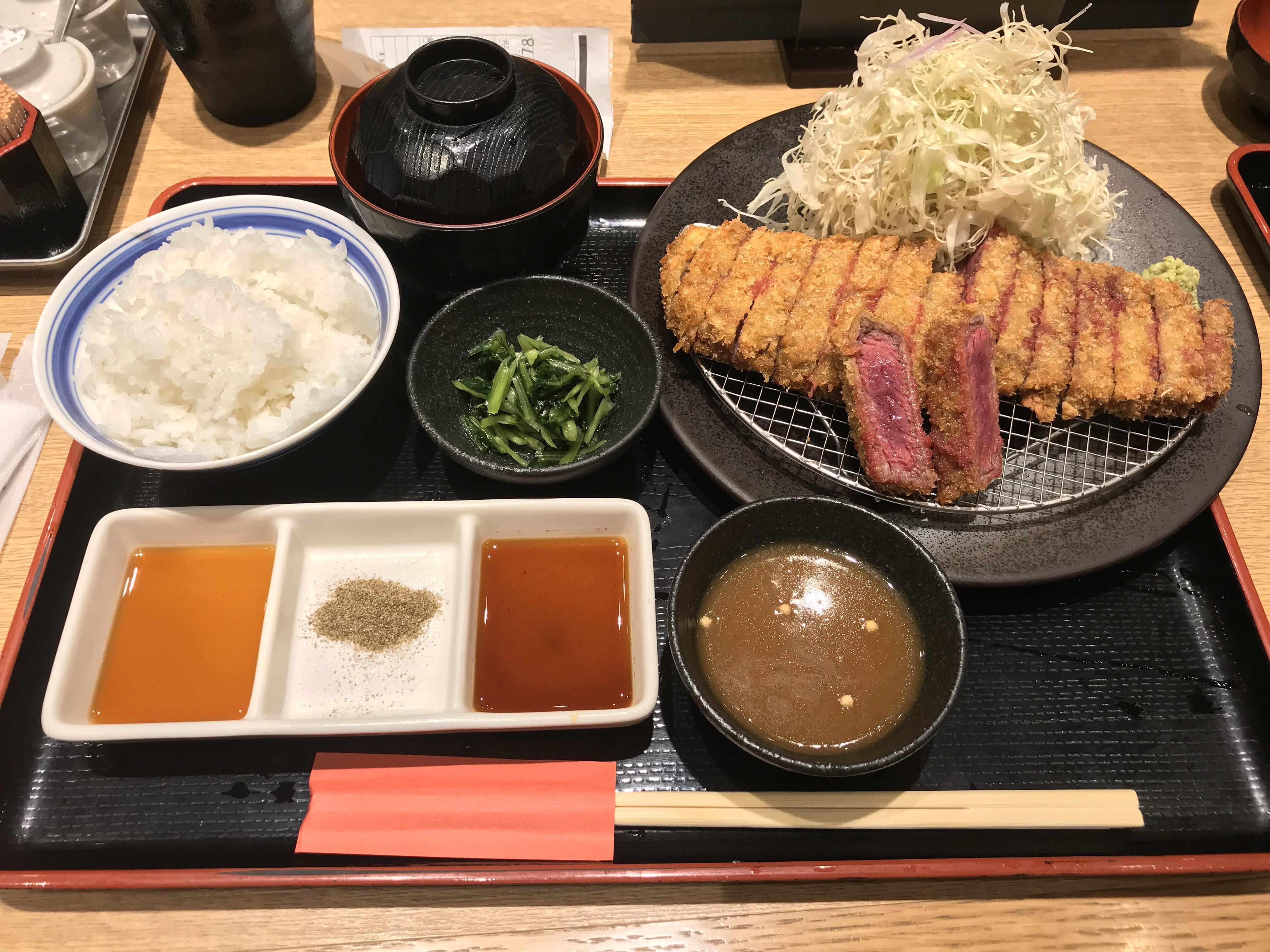 [I ate] Japanese Beef Cutlet Teishoku r/food