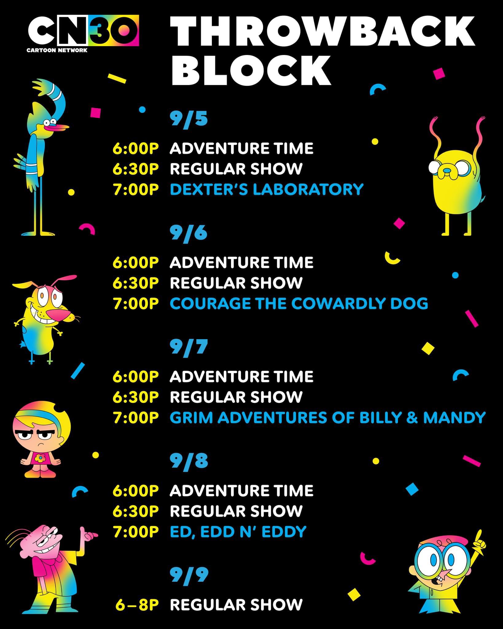 Cartoon Network doing a throwback block r/nostalgia