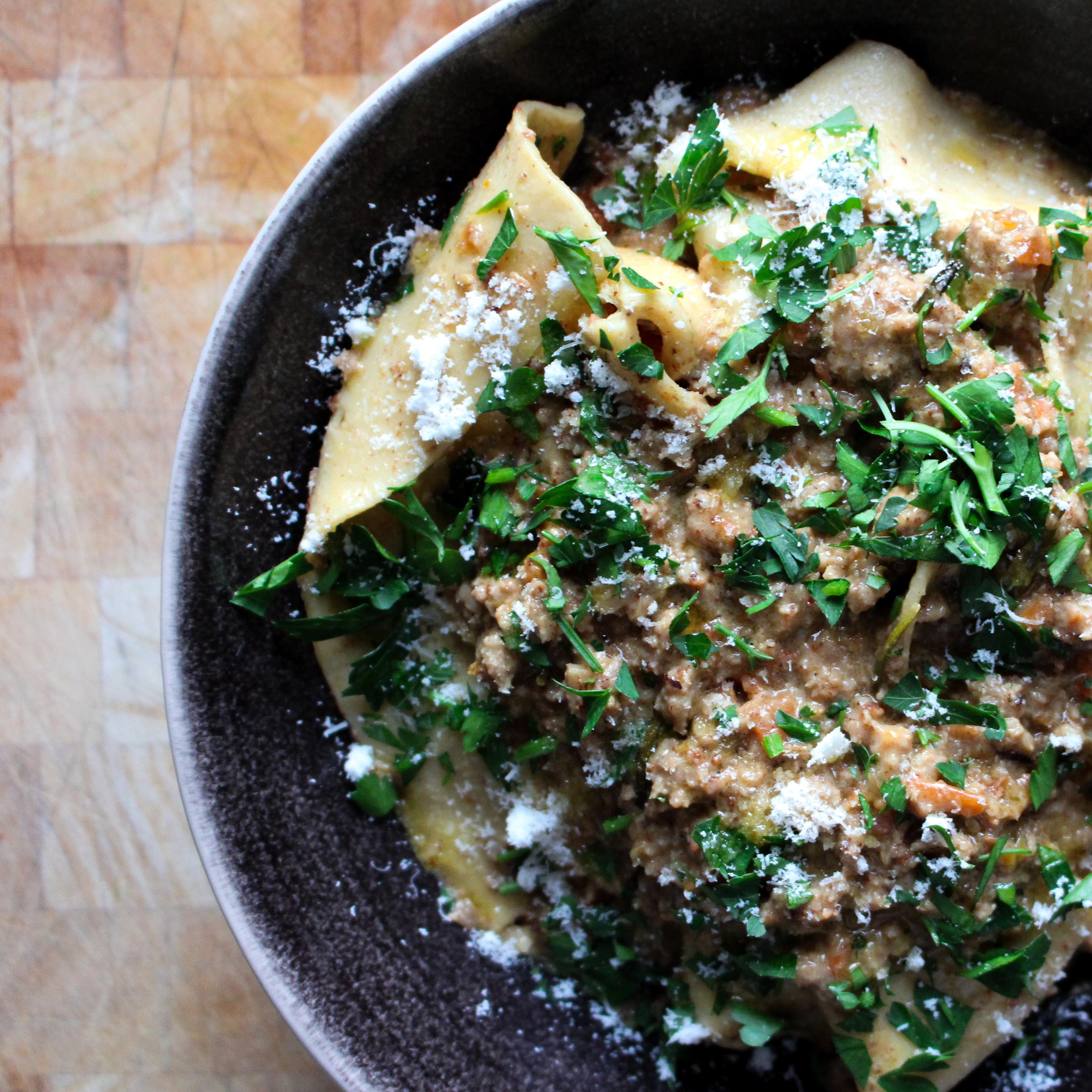 [HOMEMADE] Fennel & Sausage Ragu with handmade Pappardelle r/food