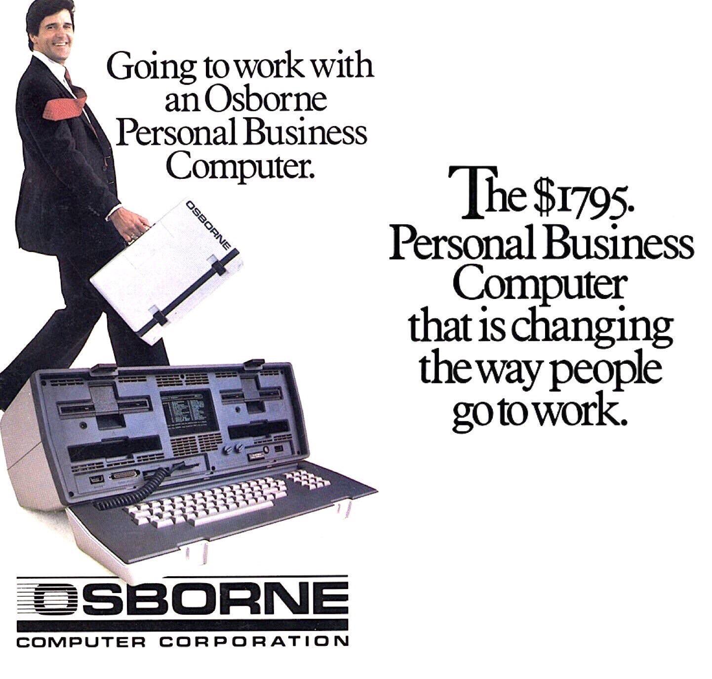 On April 3, 1981 (38 years ago today), Osborne I, the first