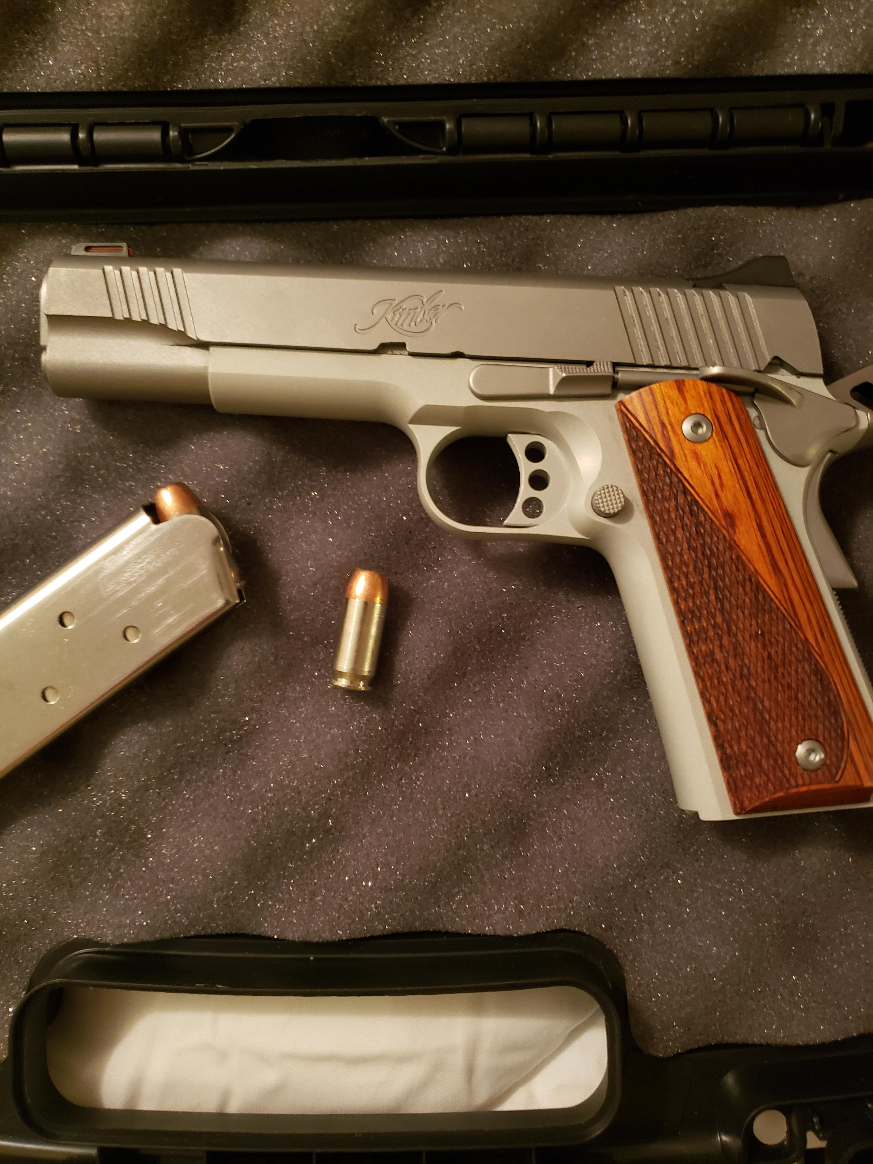 My first 1911, chambered in the Lord's caliber. 1911