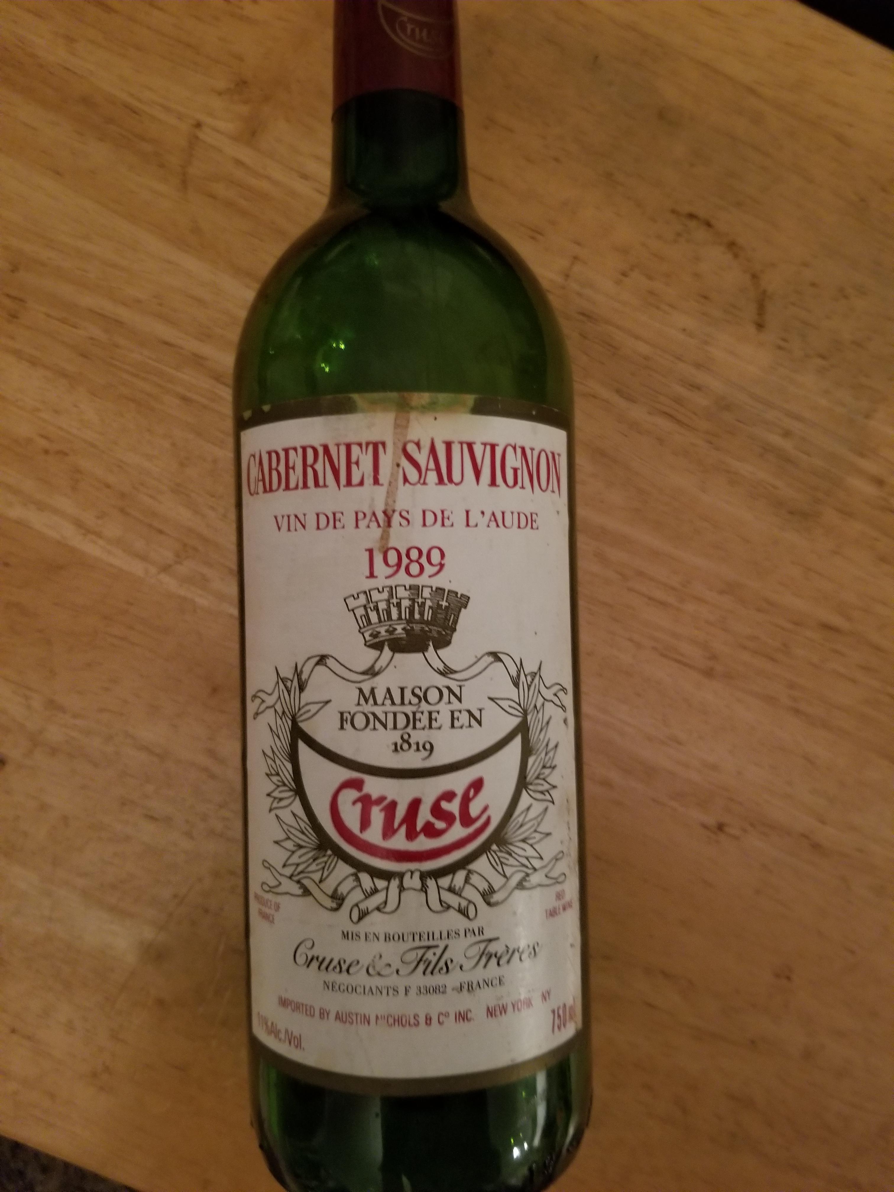 My father passed away suddenly. I looked through his cooler and found