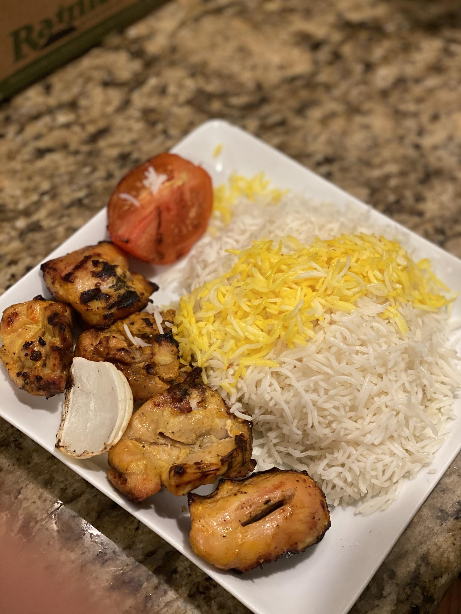 [HOMEMADE] Saffron Grilled Kabobs r/food