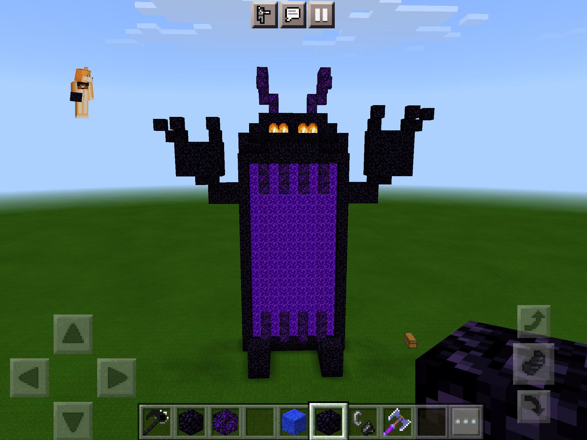 Old Build Nether Portal Monster r/Minecraft