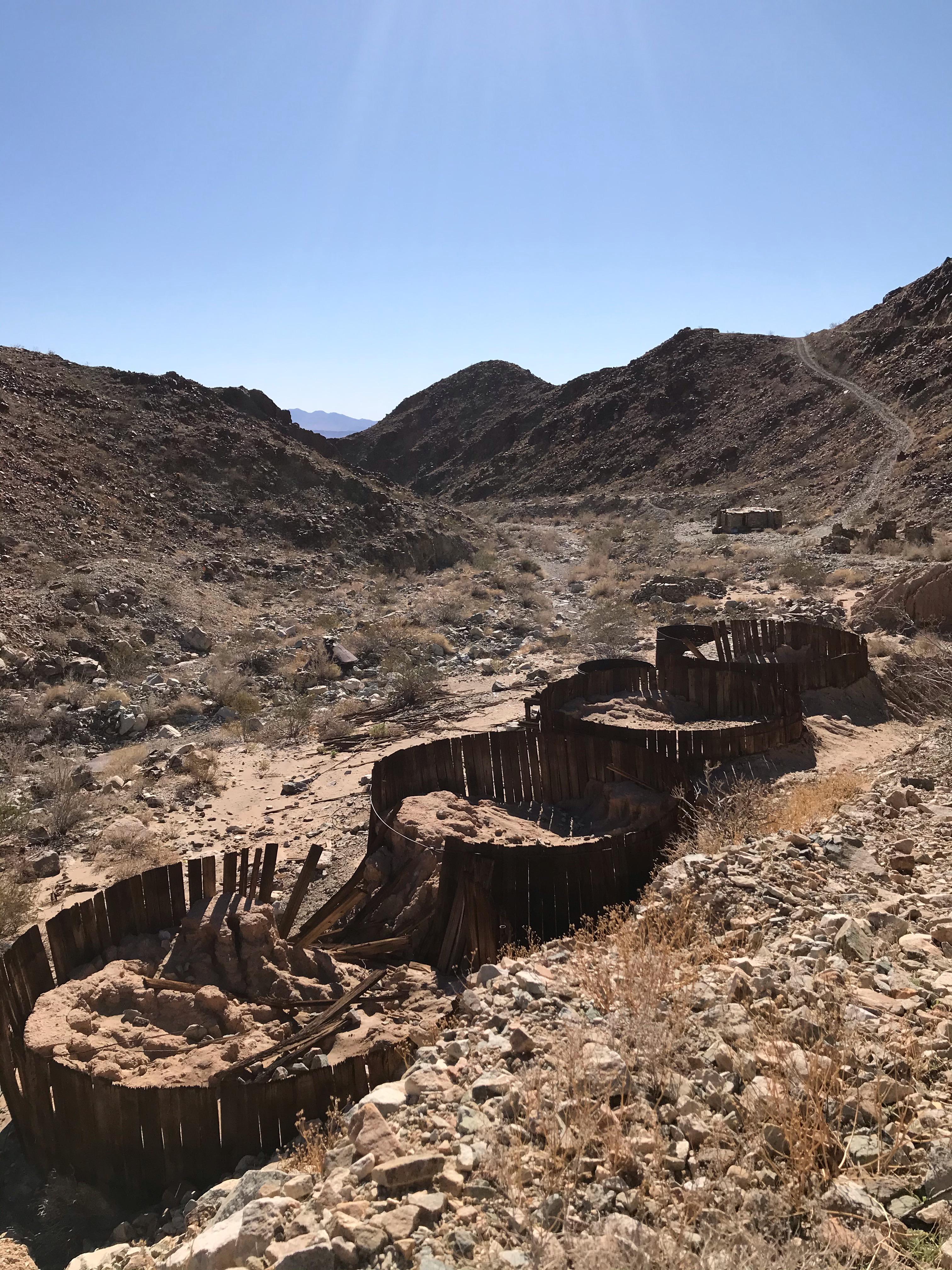 Part of an abandoned gold mine near Joshua Tree National Park r