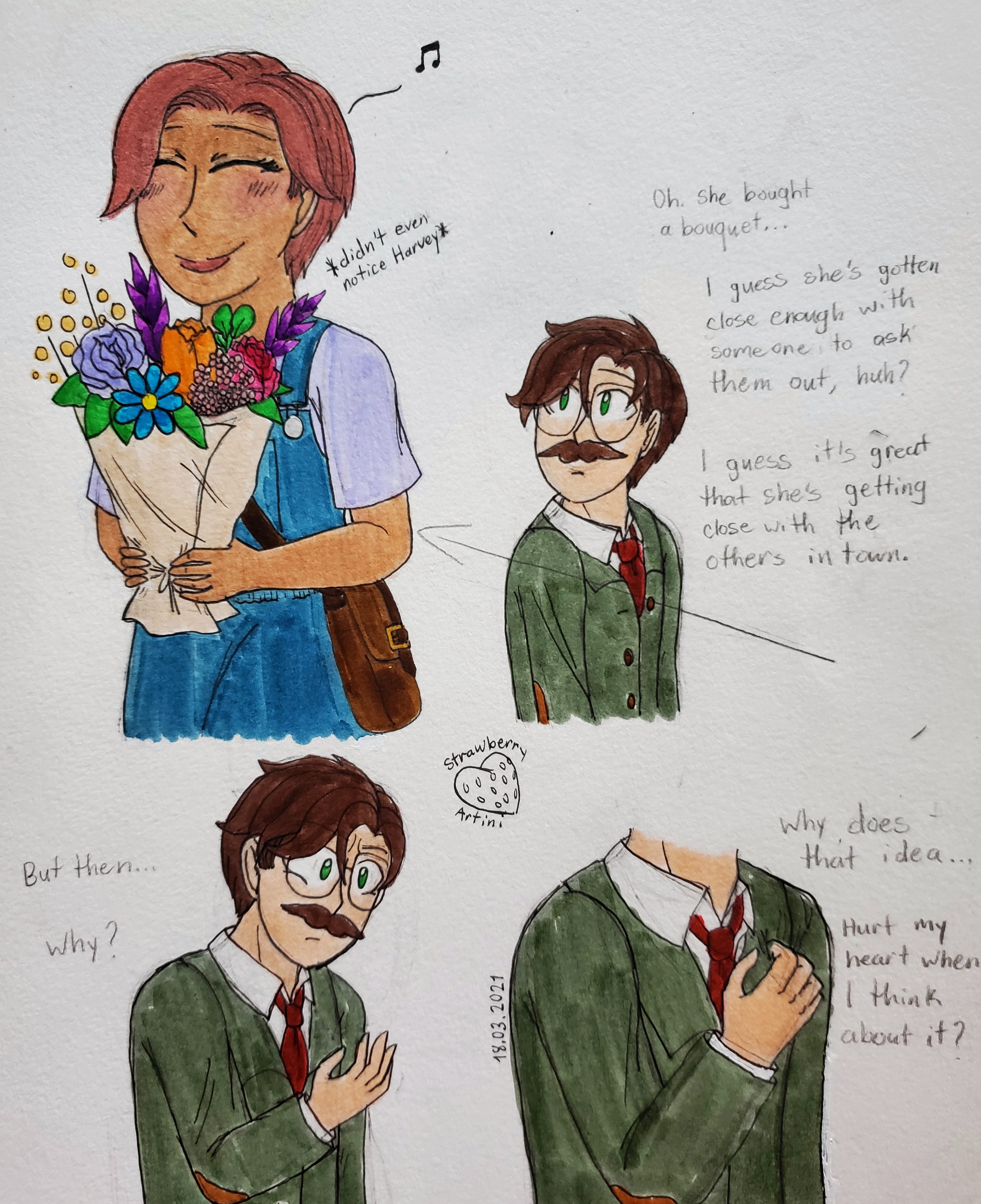 Realization (Harvey x OC) r/StardewValley