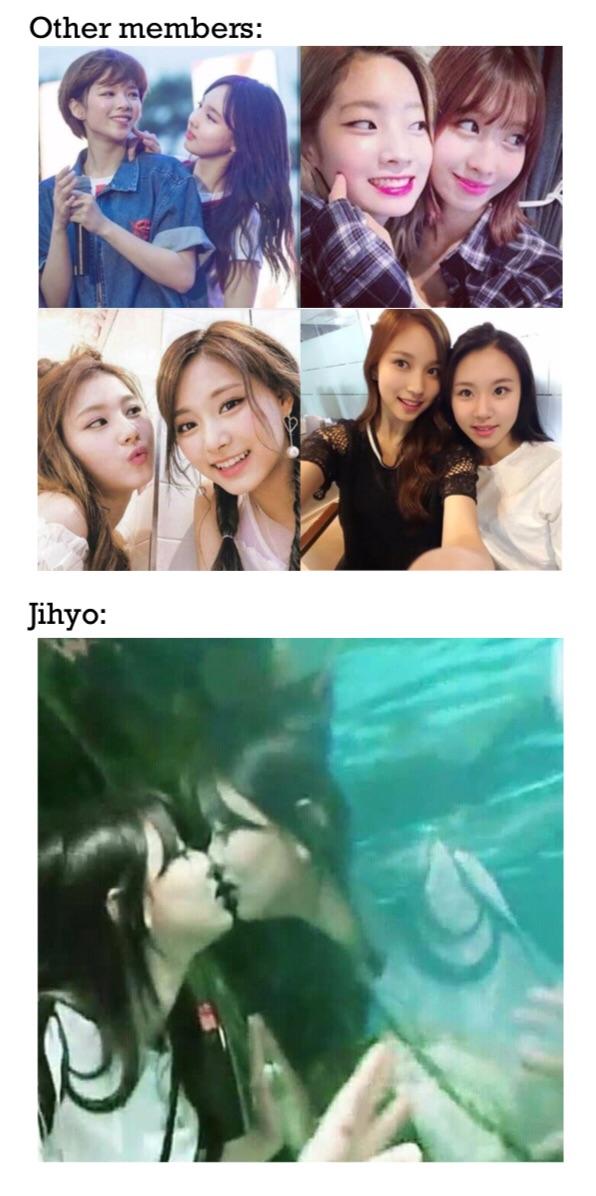 Most popular ships in TWICE r/twicememes