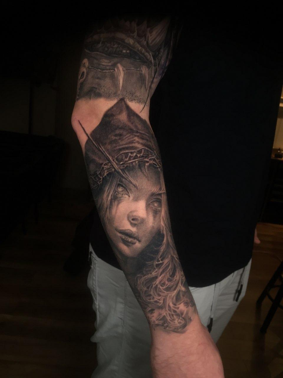 My Healed Sylvanas Tattoo As Part Of My Warcraft Sleeve. : R/Wow 1280_x_960_jpg
