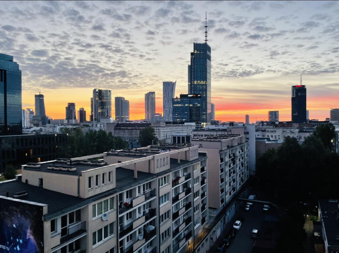 Sunrise in Warsaw, 351 am, during my visit in June 2022. Being from the southern US, I'm not used to such early sunrises. r/warsaw