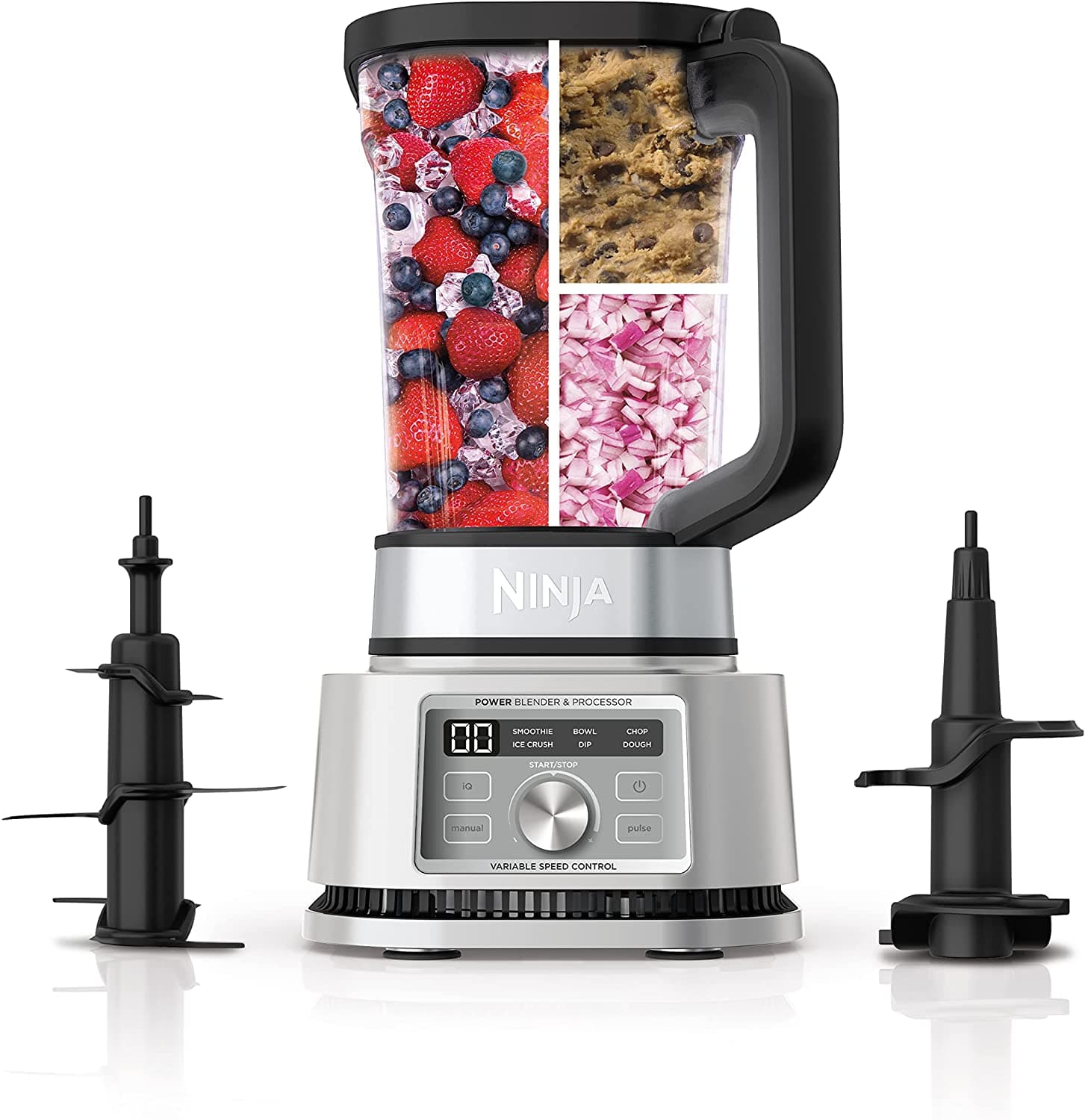 Ninja Foodi SS201 1400WP 3In1 Power Blender & Food Processor w/ Auto