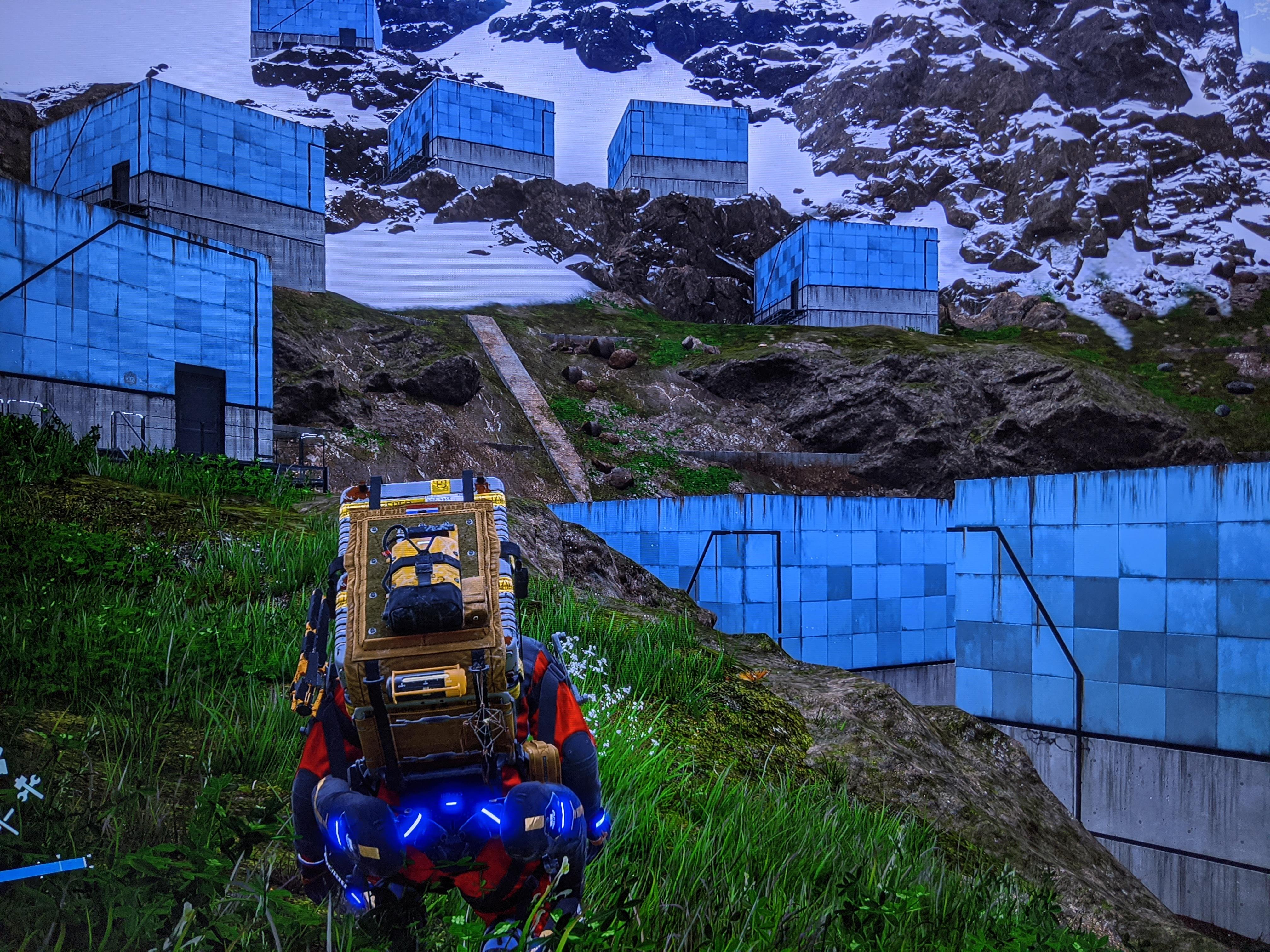 I swear I can hear someone humming from inside these buildings. Once