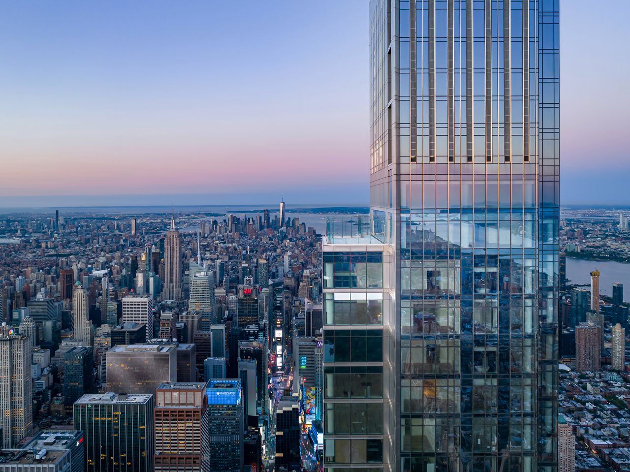 Nice view of NYC from photo of Central Park Tower. r/skyscrapers