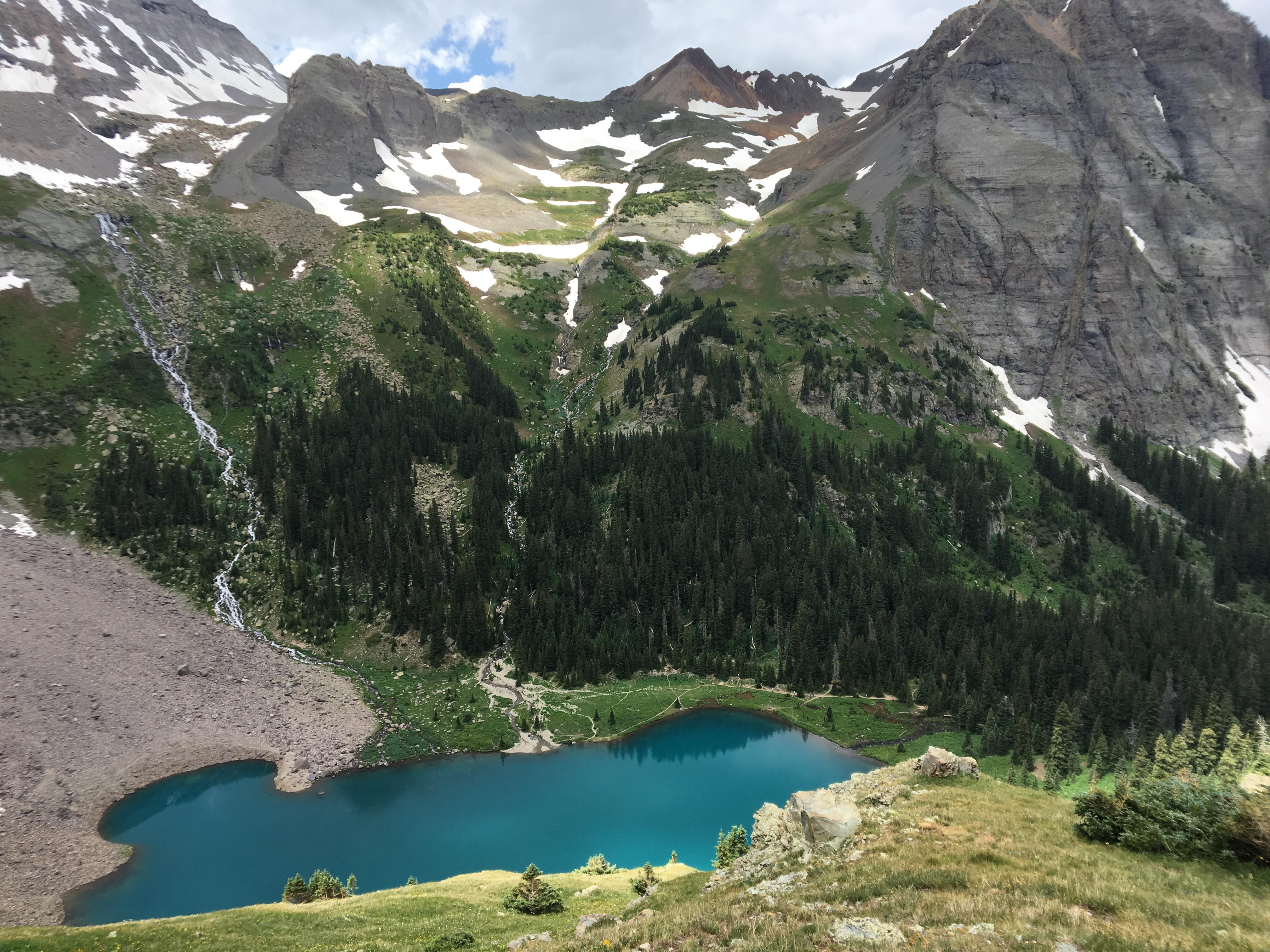 blue lake near ridgway, co r/hiking
