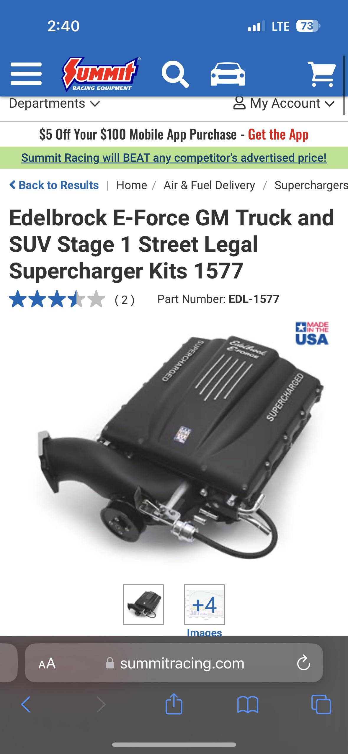Edelbrock E Force Supercharger Silverado Price Guarantee leaderland