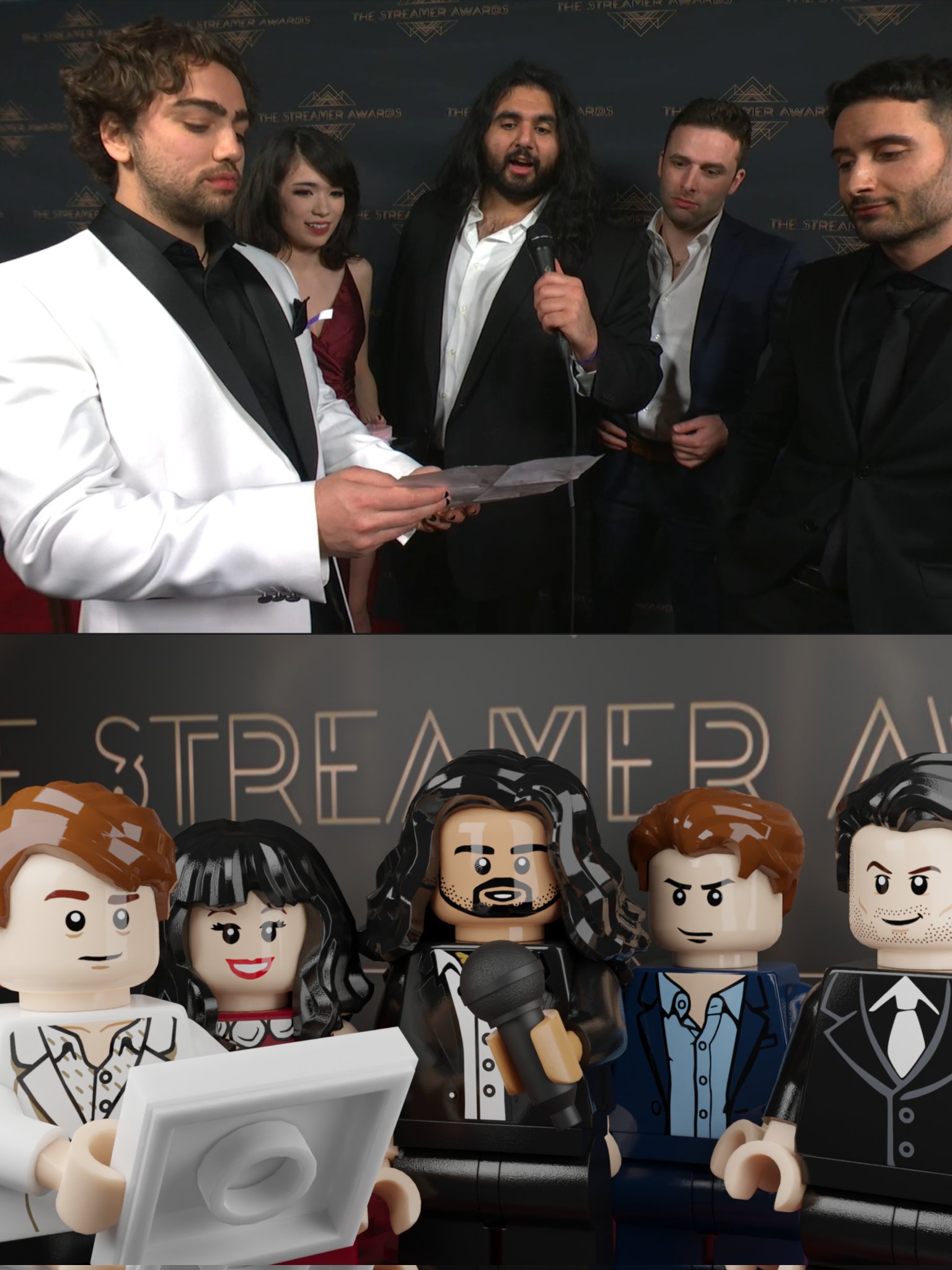 Miz, Emi, Esfand, Austin and NymN at the streaming awards! r/emiru