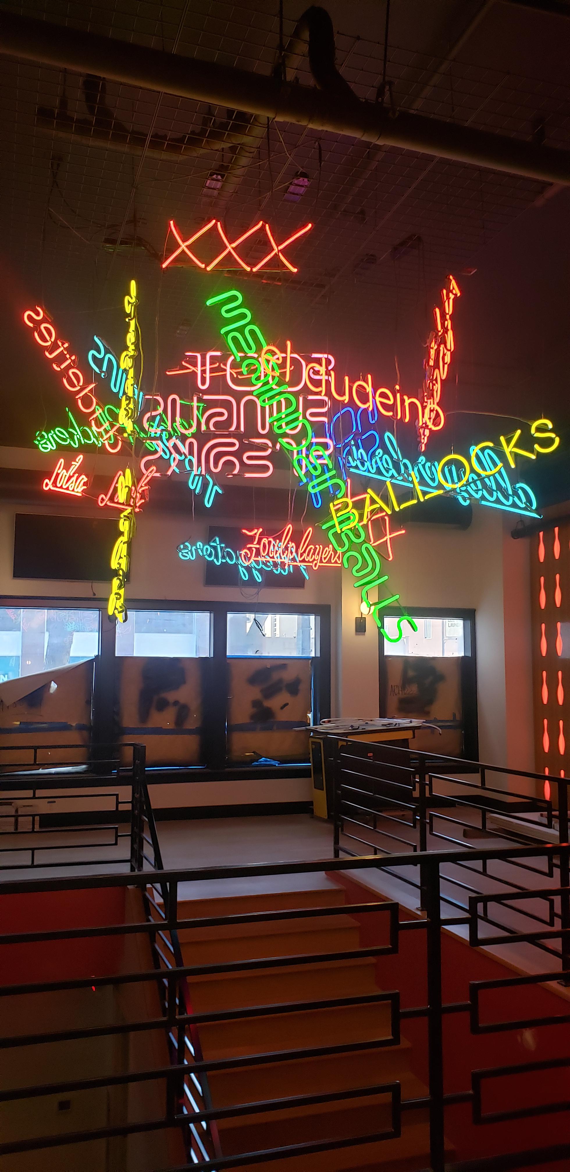 Indoor neon sign collage in San Jose, Ca r/NeonSigns