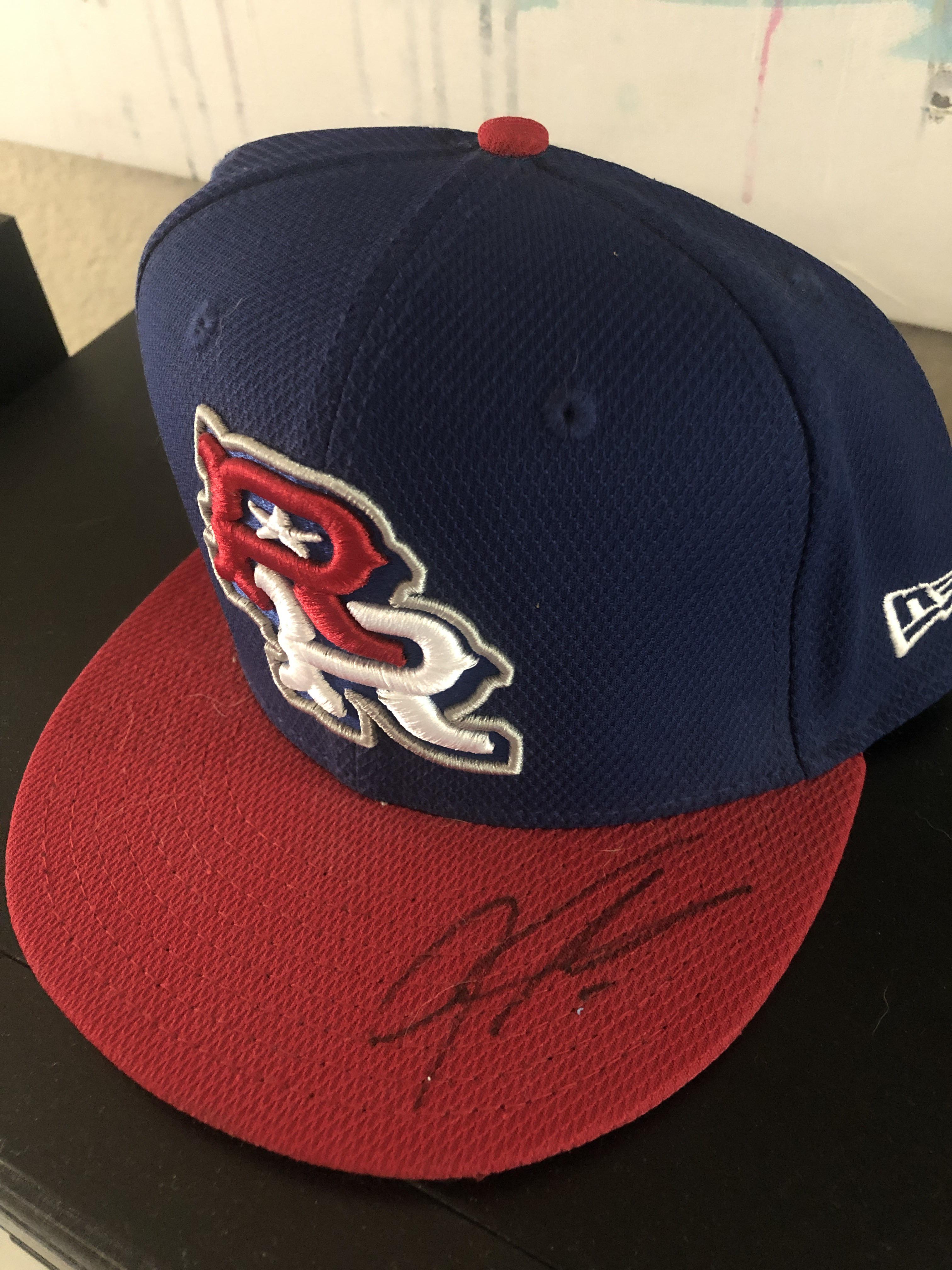 My Round Rock Express cap, signed by Josh Hamilton. r/MinorLeagueMerch