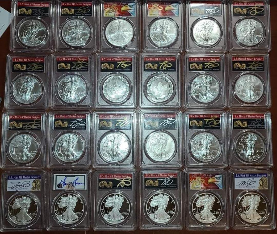 Does anybody else collect master designer autographed American silver