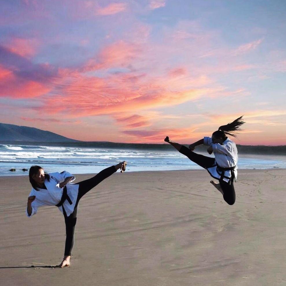 Some Martial Arts photography by the beach at sunset 🌅 r/martialarts