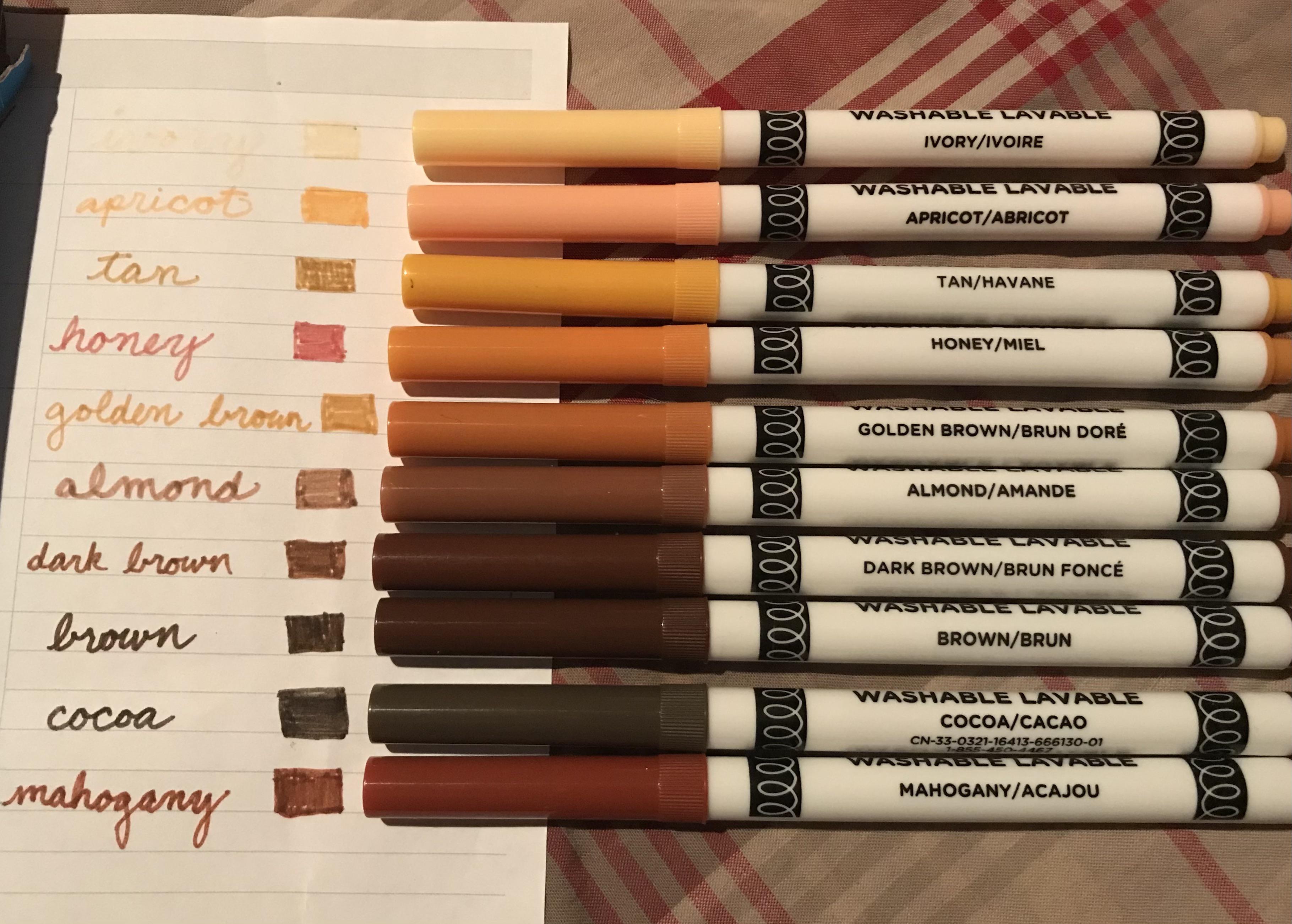 Why would they make Brown darker than Dark Brown? r/mildlyinfuriating