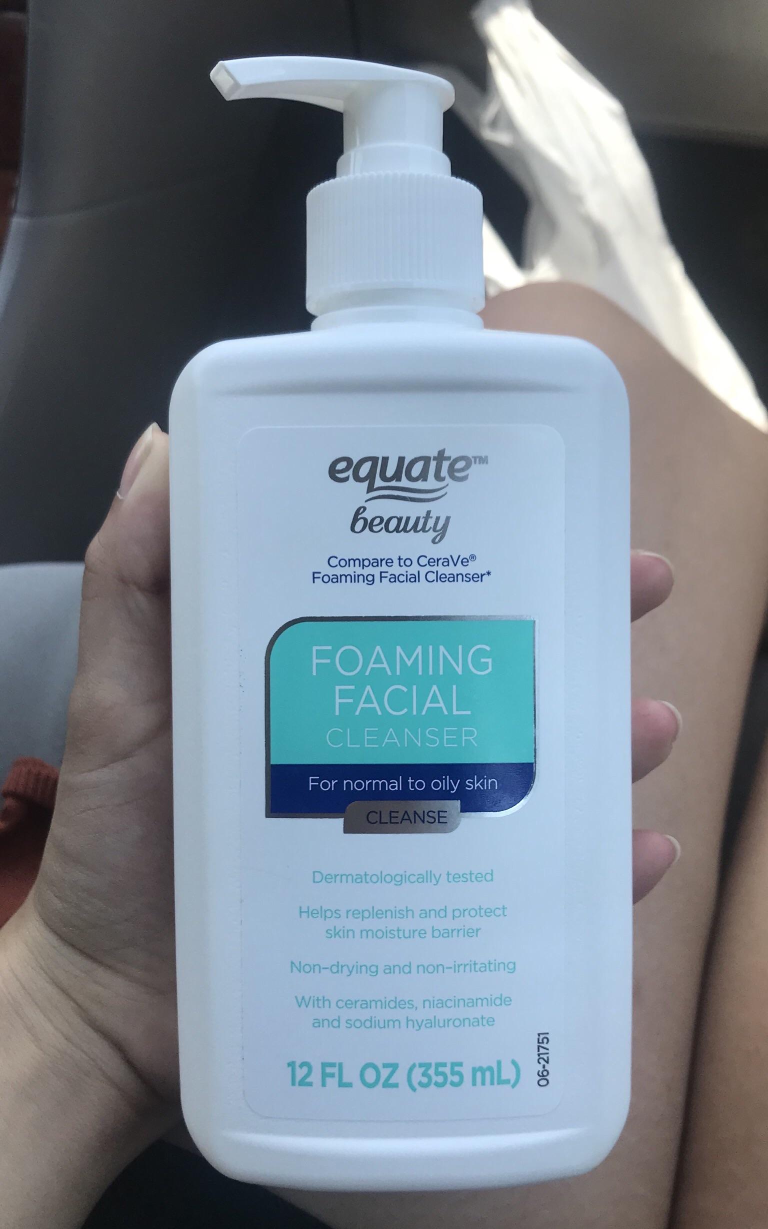 [PSA] Walmart now sells a CeraVe Foaming Facial Cleanser dupe for less
