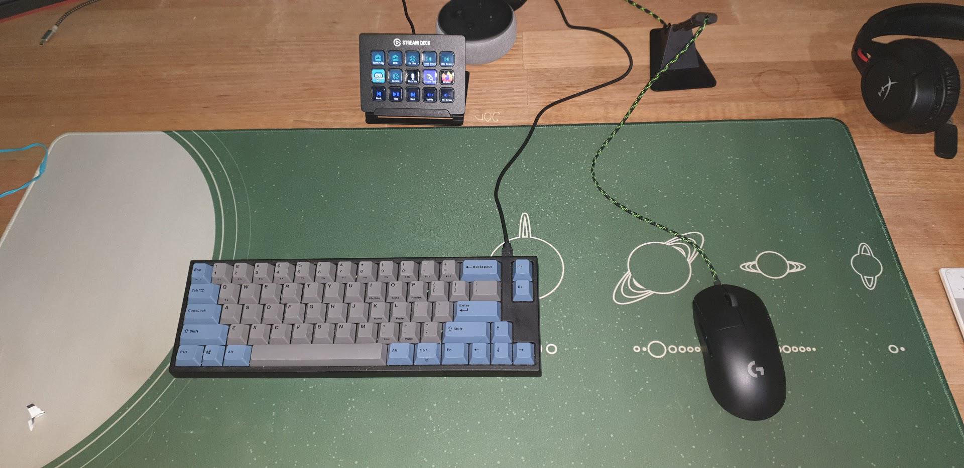 Paracord charging cable for G Pro Wireleess r/MouseReview